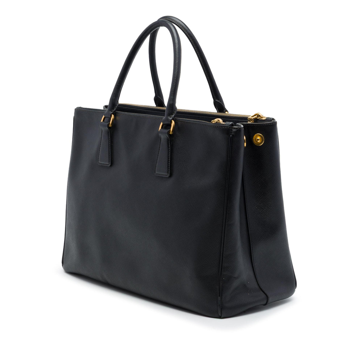 Prada Large Saffiano Lux Galleria Double Zip Satchel