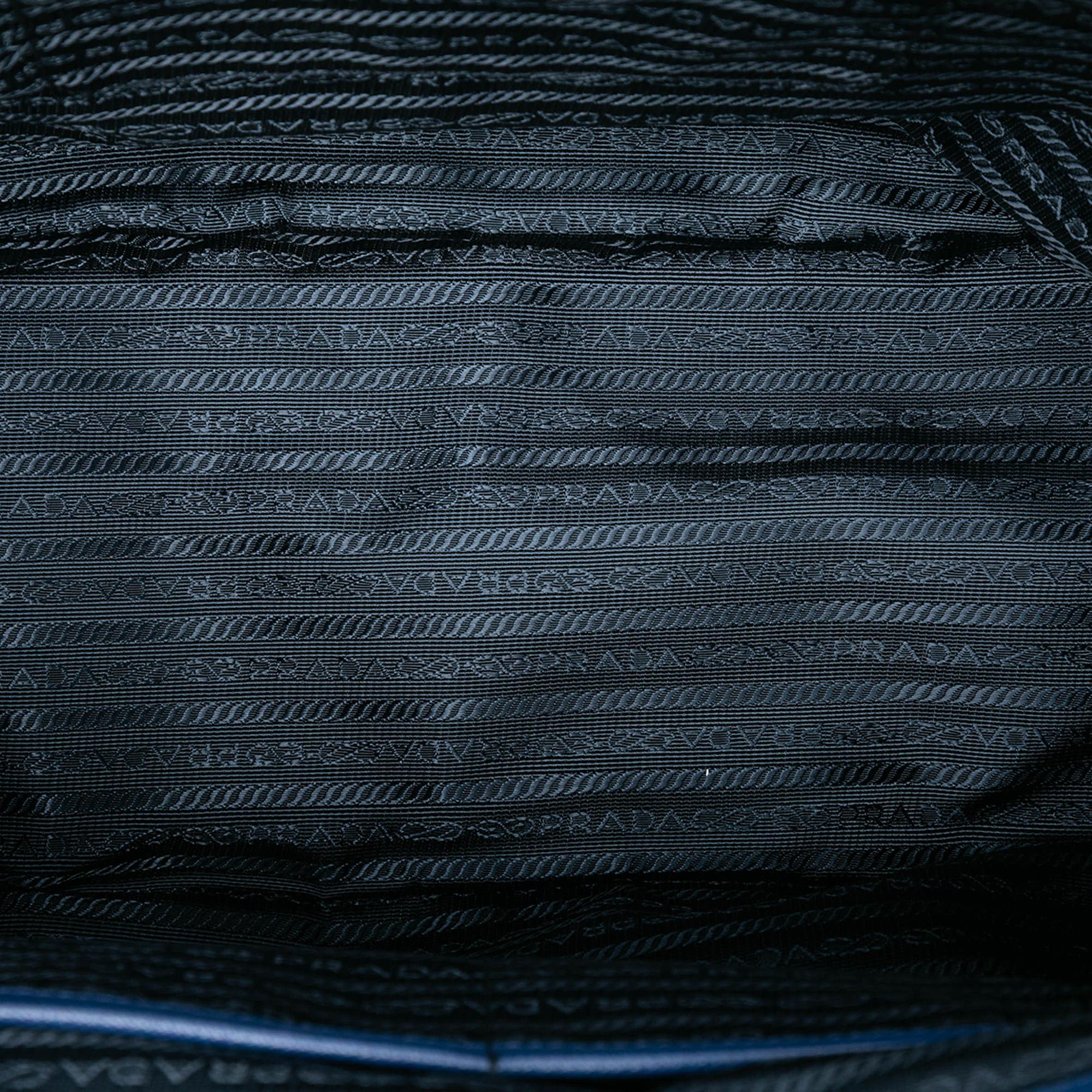 Prada Large Saffiano Lux Galleria Double Zip Tote