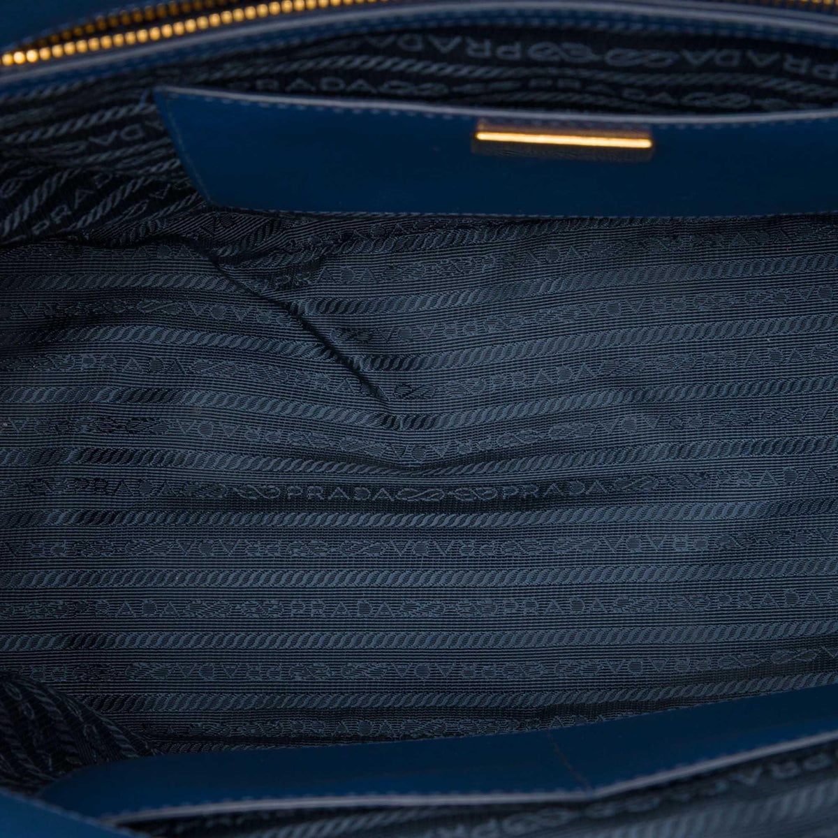 Prada Large Saffiano Lux Galleria Double Zip Tote