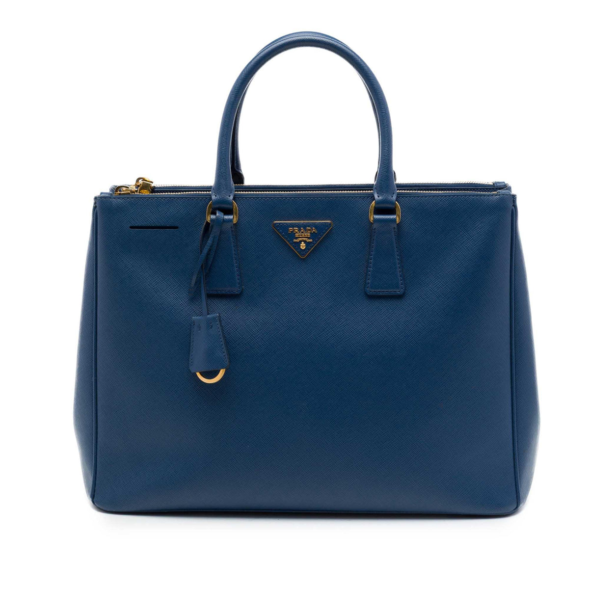 Prada Large Saffiano Lux Galleria Double Zip Tote