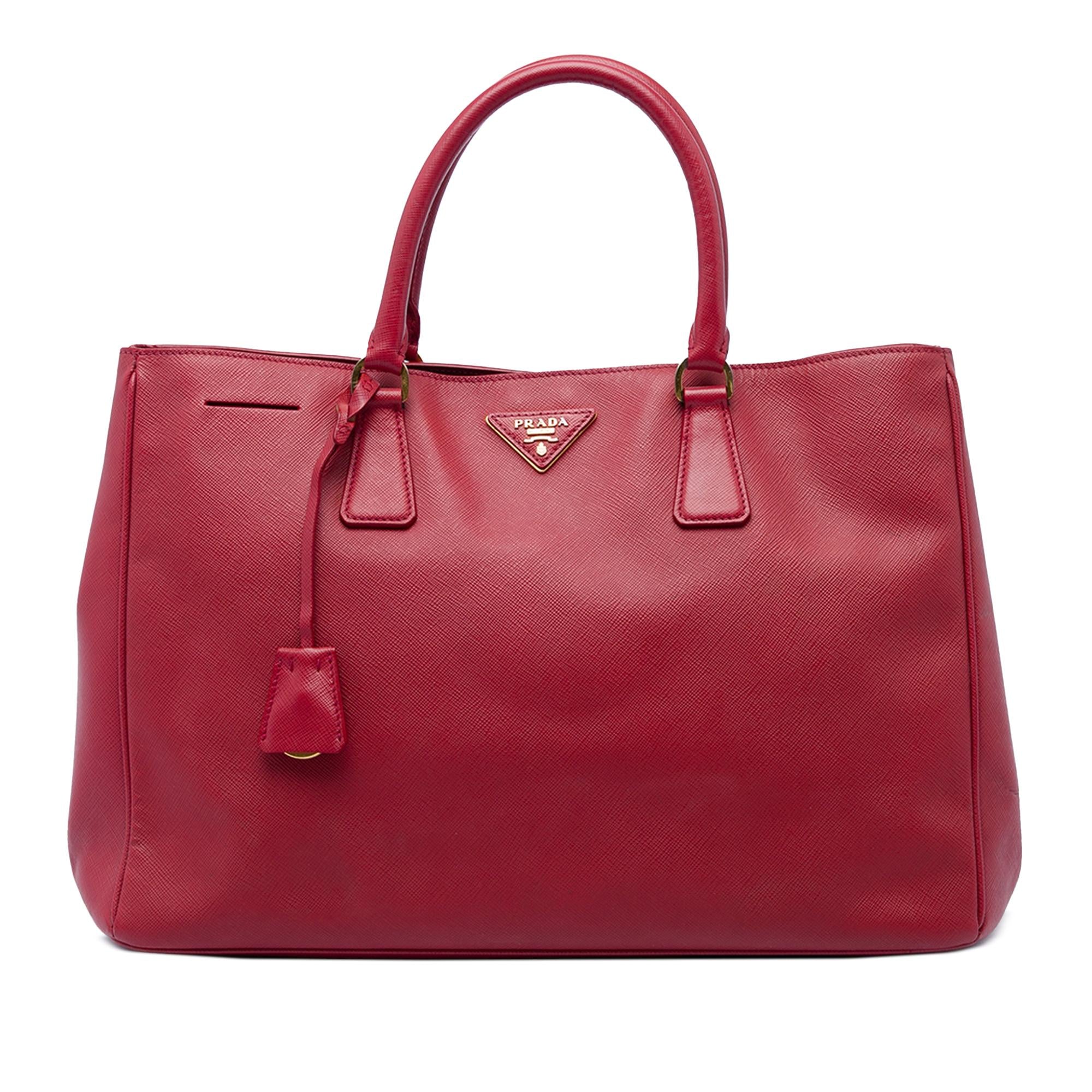 Prada Large Saffiano Lux Galleria Satchel