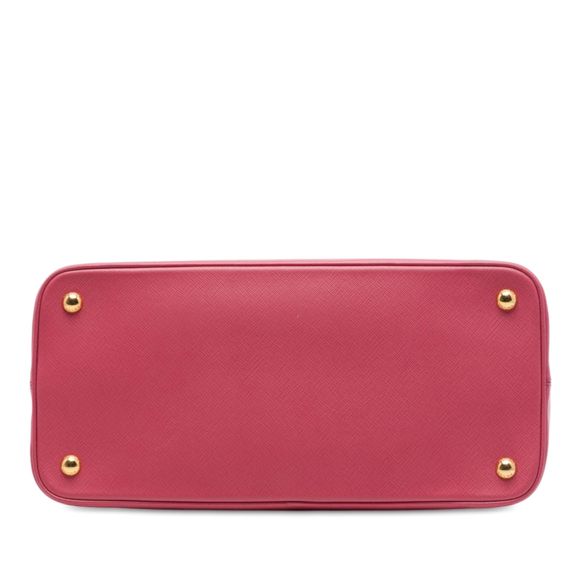 Prada Large Saffiano Lux Open Promenade Satchel