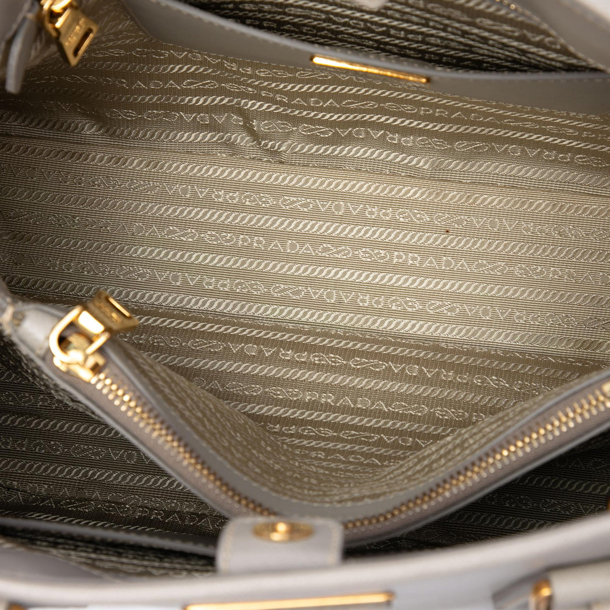 Prada Large Saffiano Lux Open Promenade Satchel