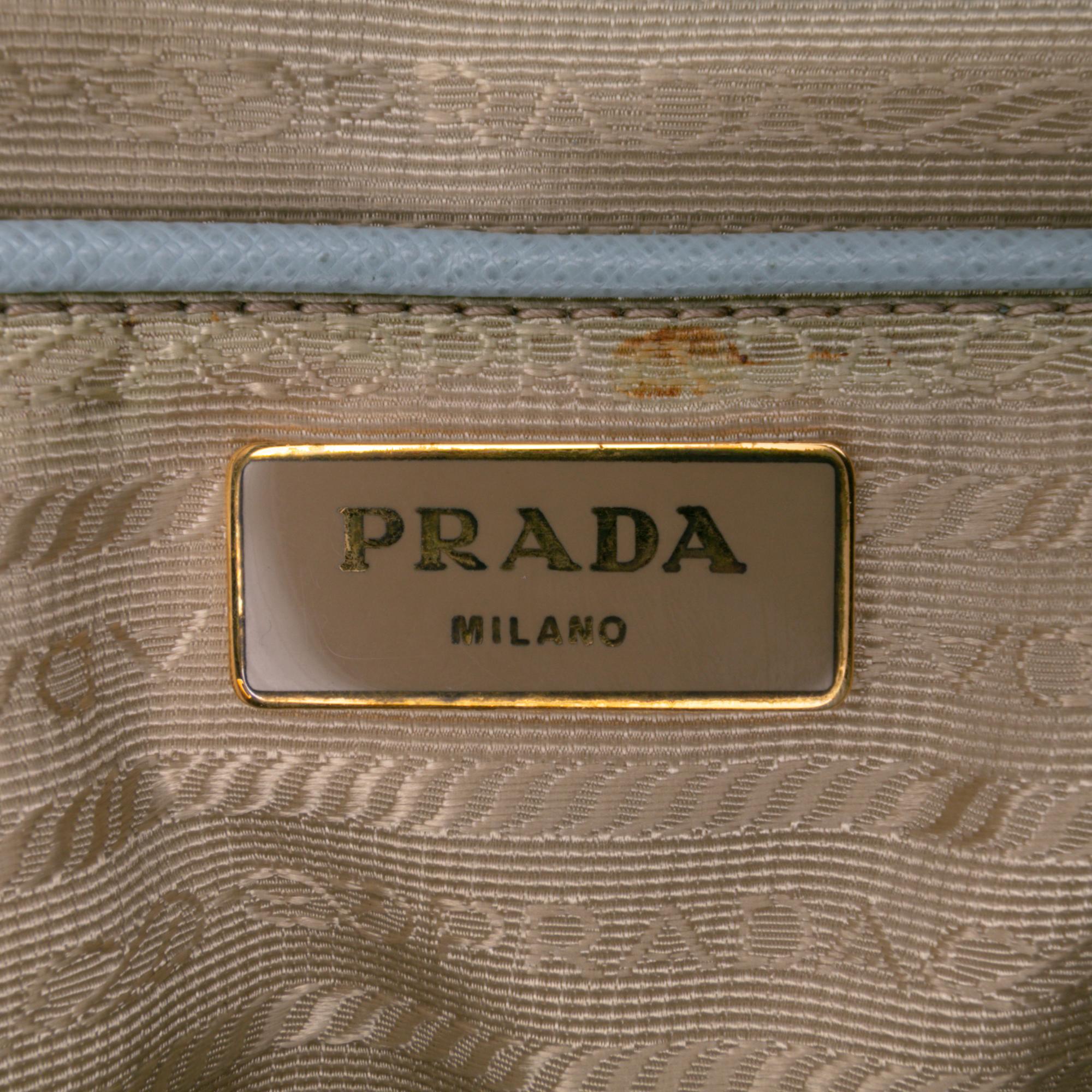 Prada Large Saffiano Lux Promenade Satchel