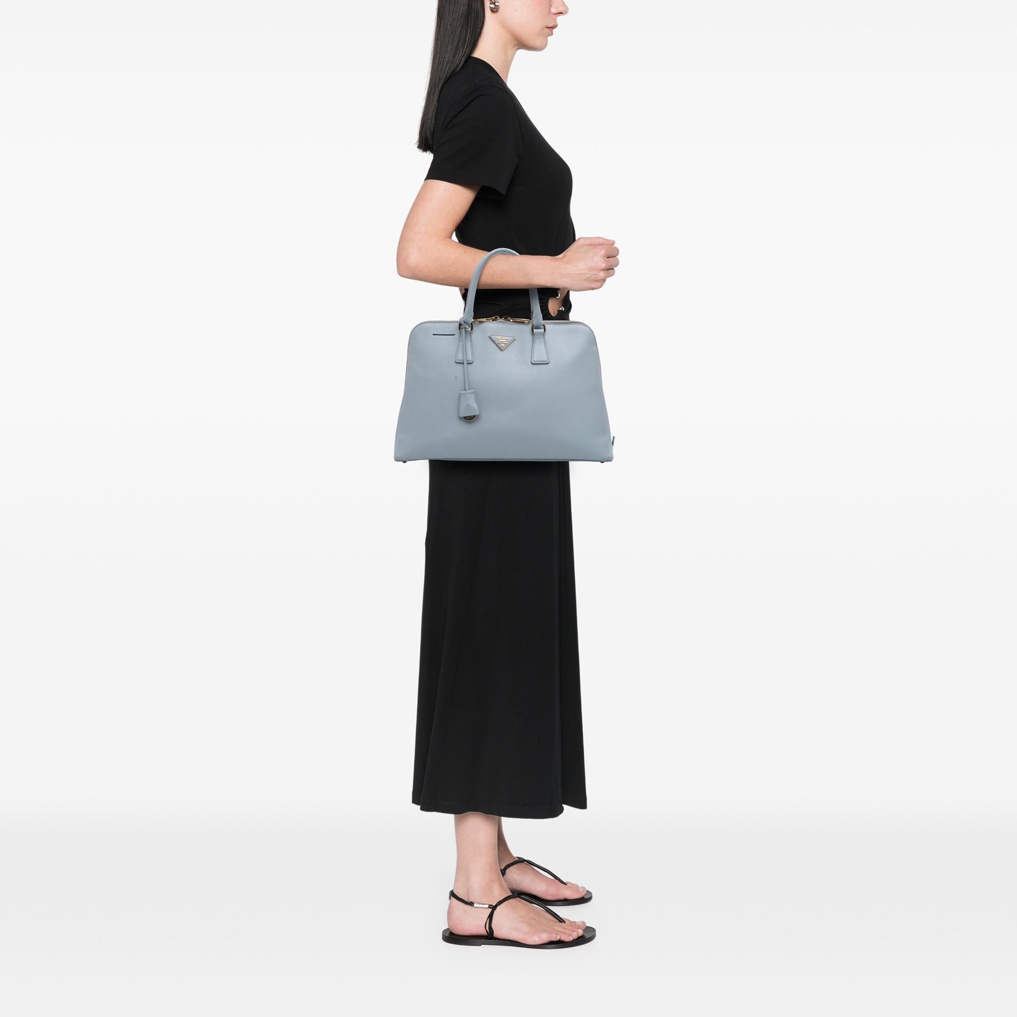 Prada Large Saffiano Lux Promenade Satchel