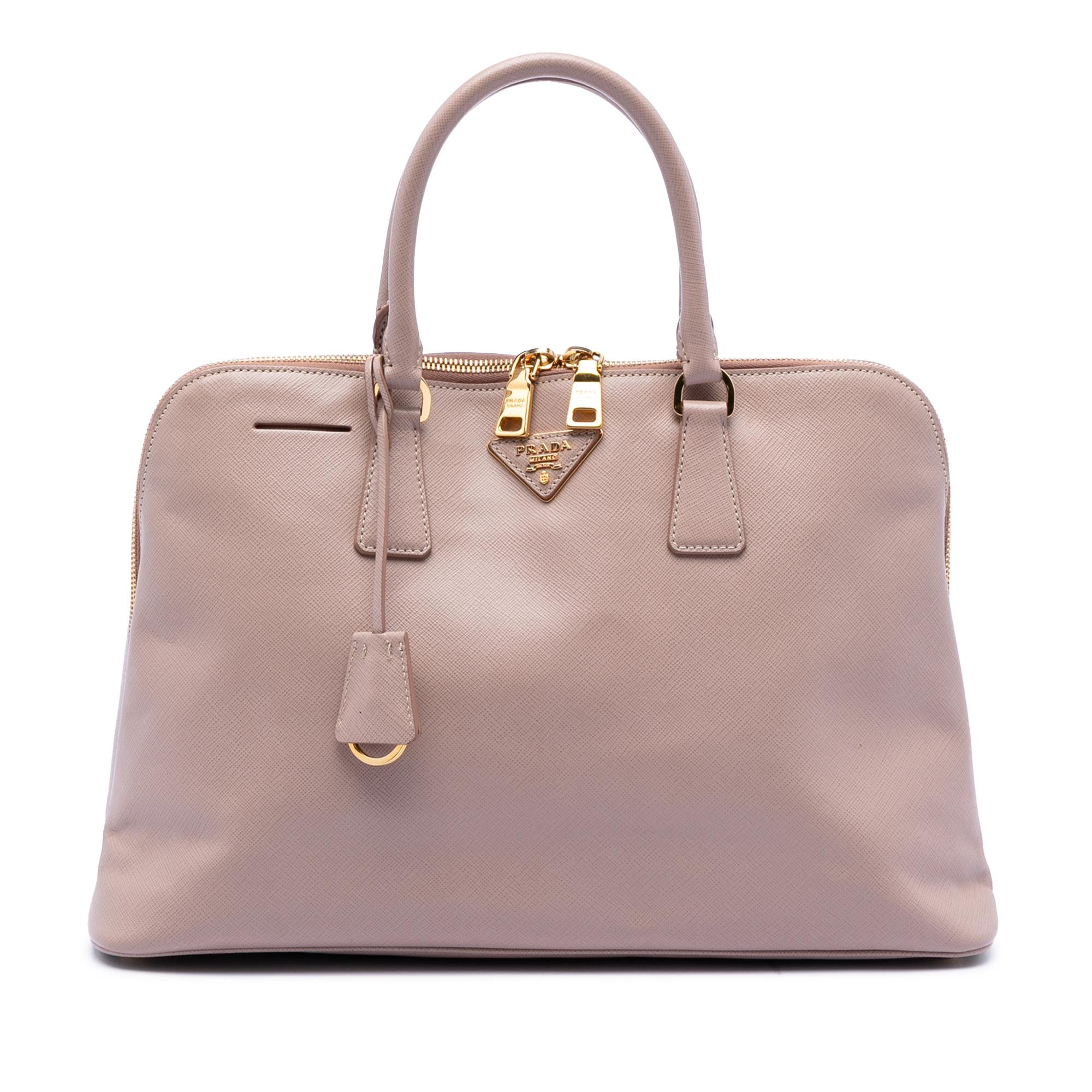 Prada Large Saffiano Lux Promenade Satchel