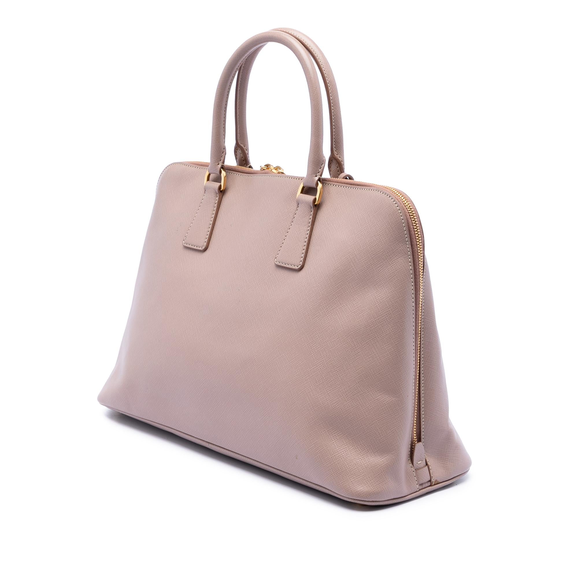 Prada Large Saffiano Lux Promenade Satchel