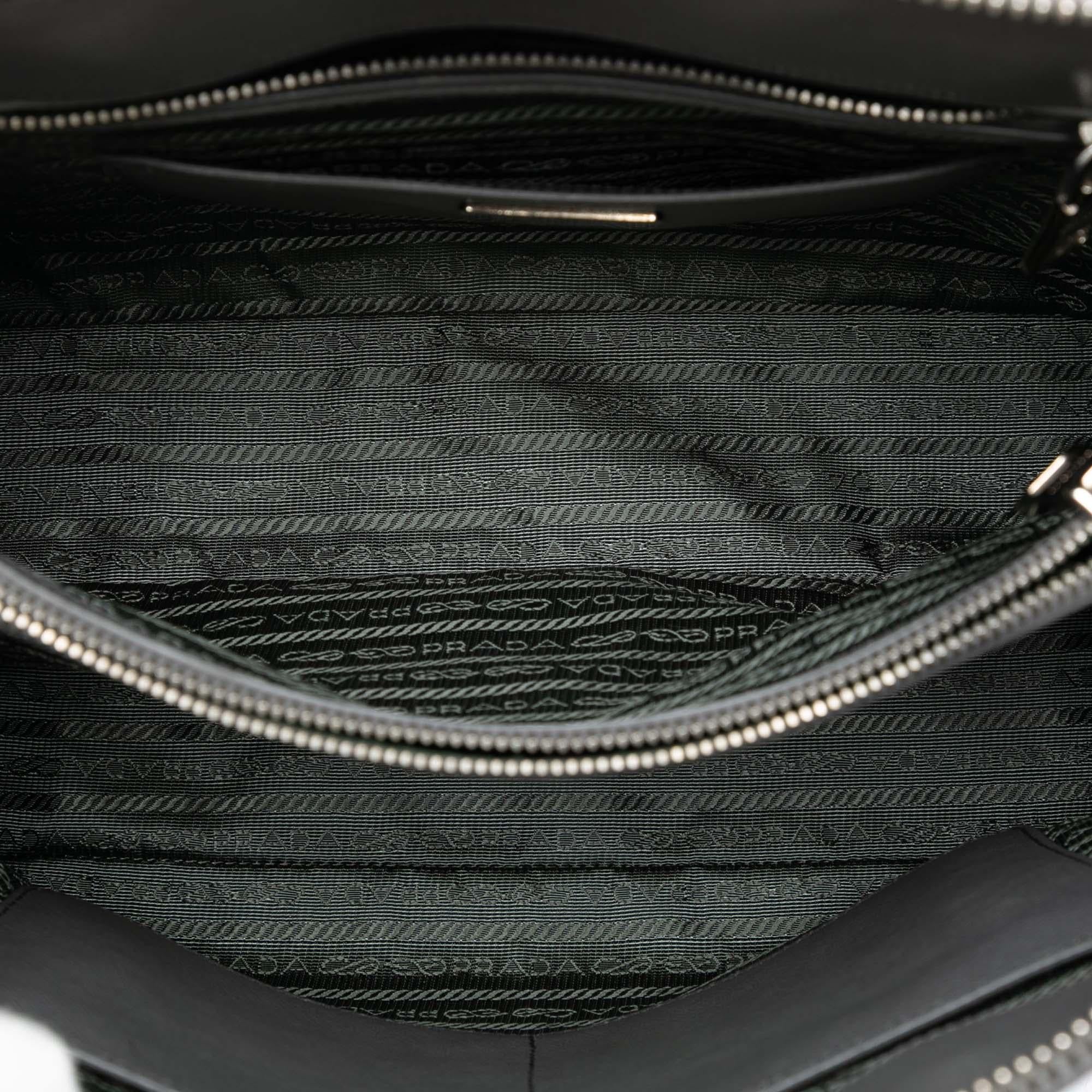 Prada Large Saffiano Lux Promenade Satchel