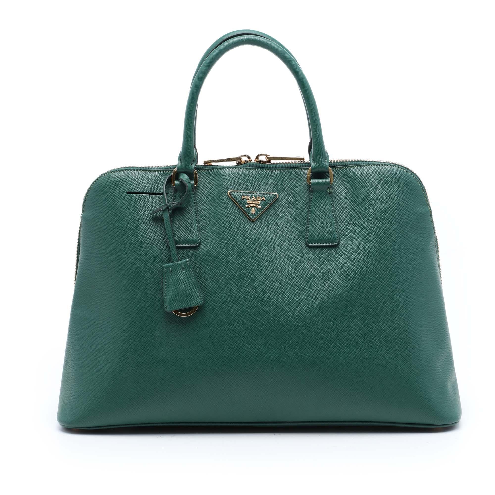 Prada Large Saffiano Lux Promenade Satchel