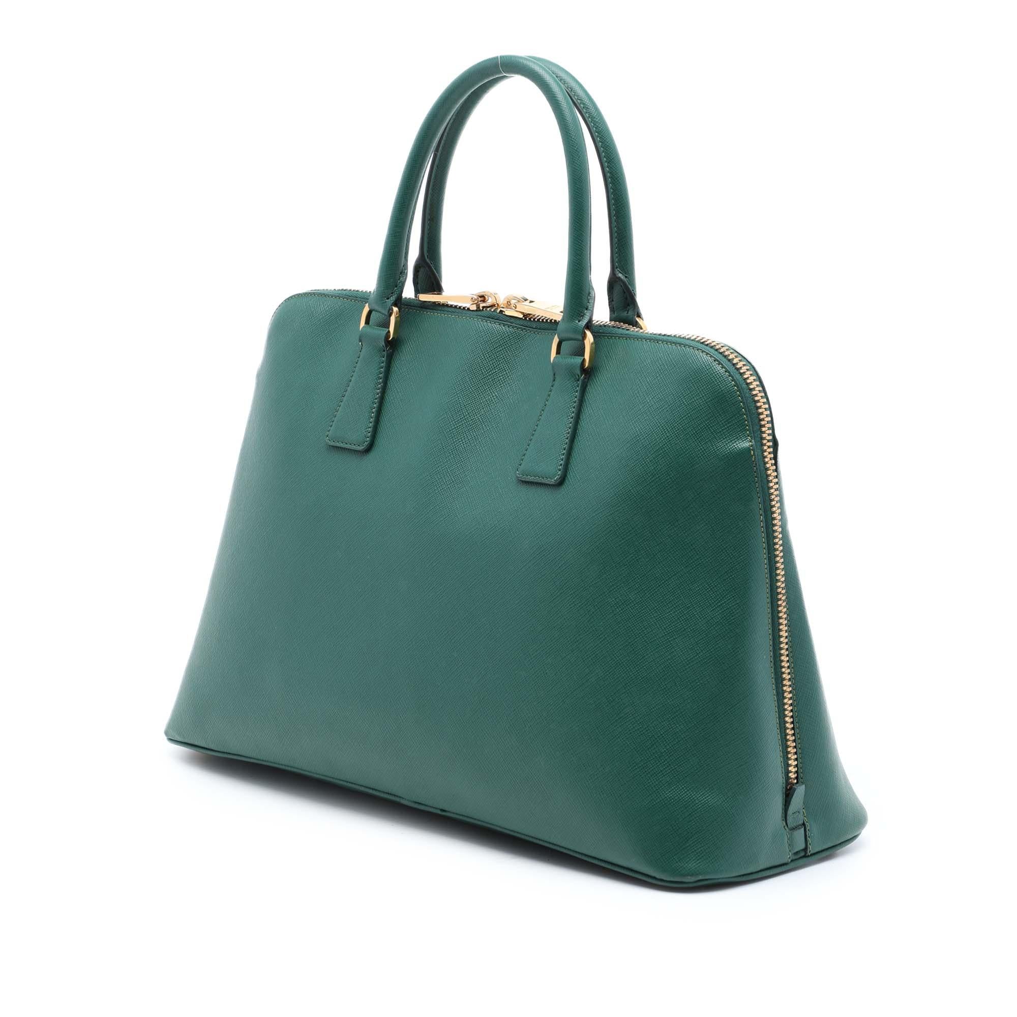 Prada Large Saffiano Lux Promenade Satchel