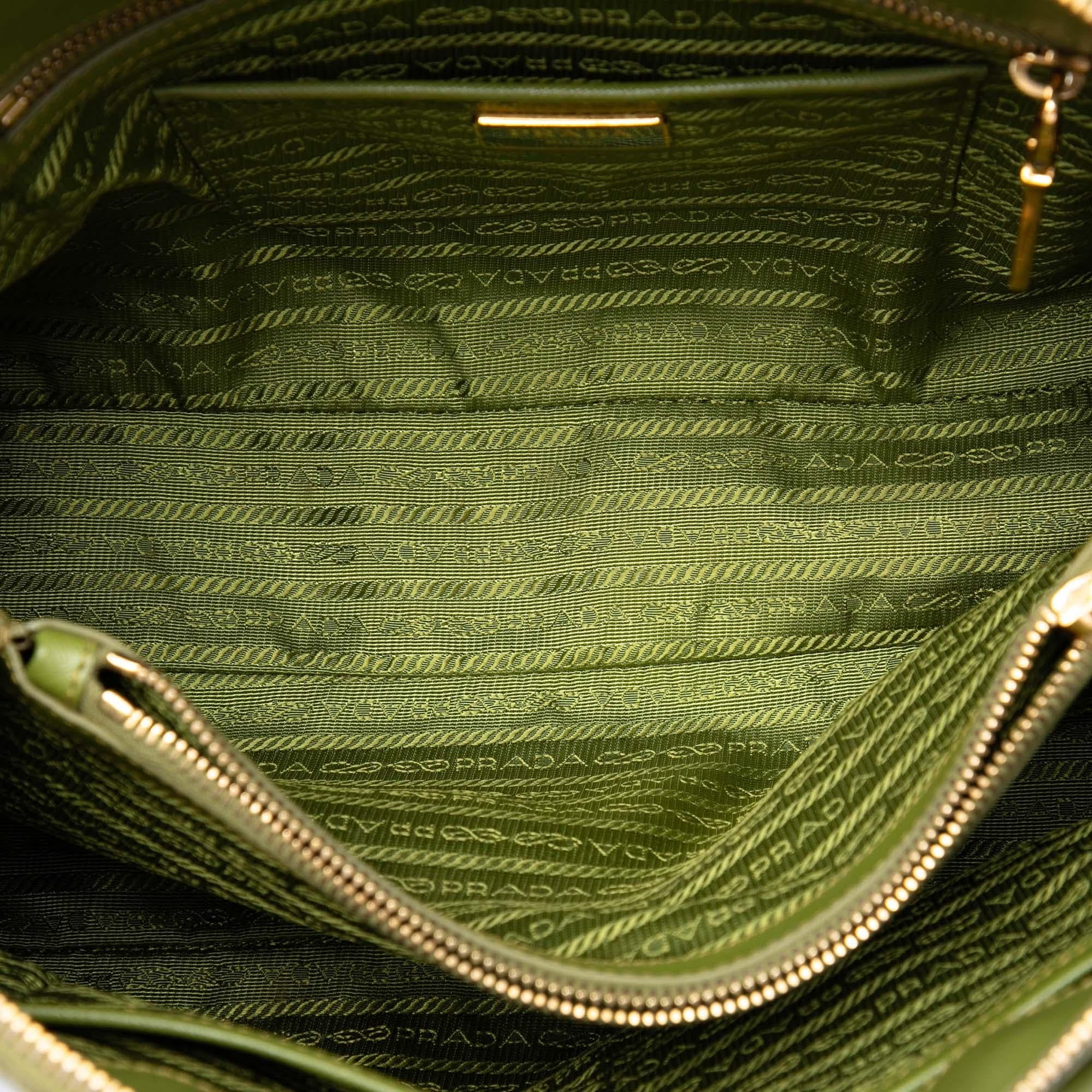 Prada Large Saffiano Lux Promenade Satchel