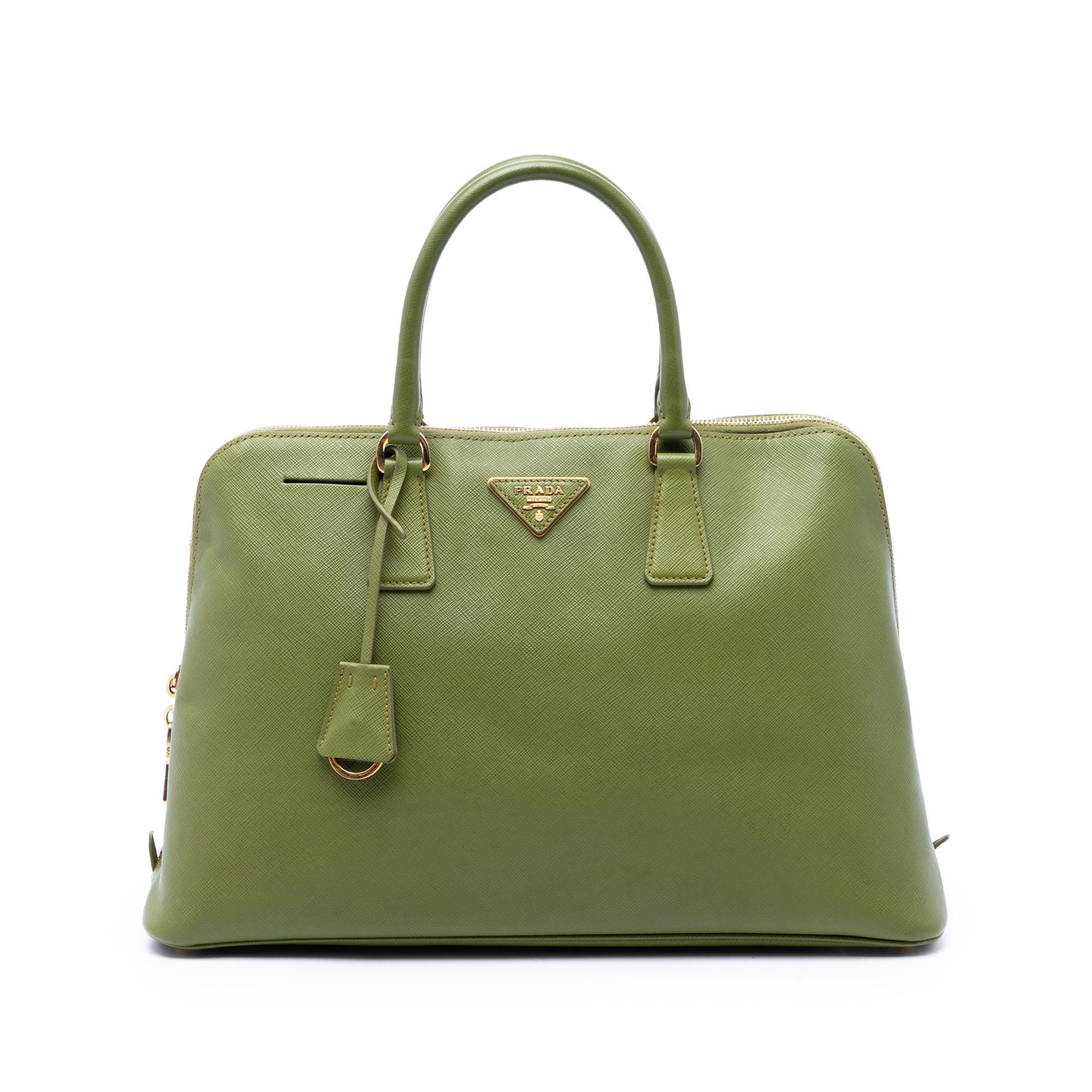 Prada Large Saffiano Lux Promenade Satchel