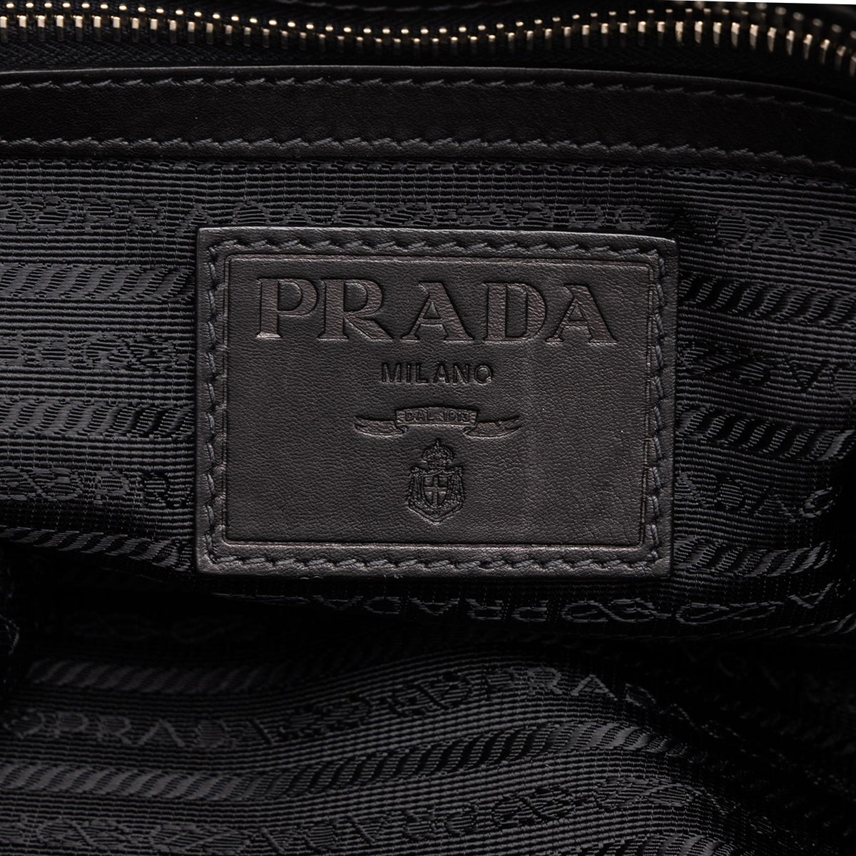 Prada Large Soft Calf Front Pocket Messenger Bag