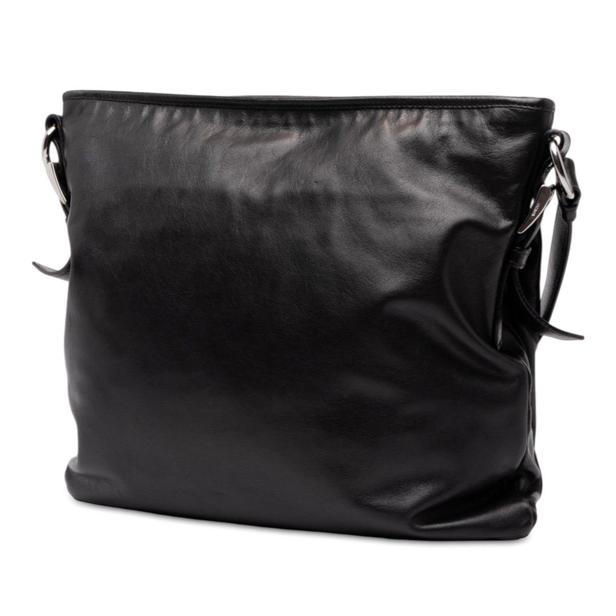 Prada Large Soft Calf Front Pocket Messenger Bag