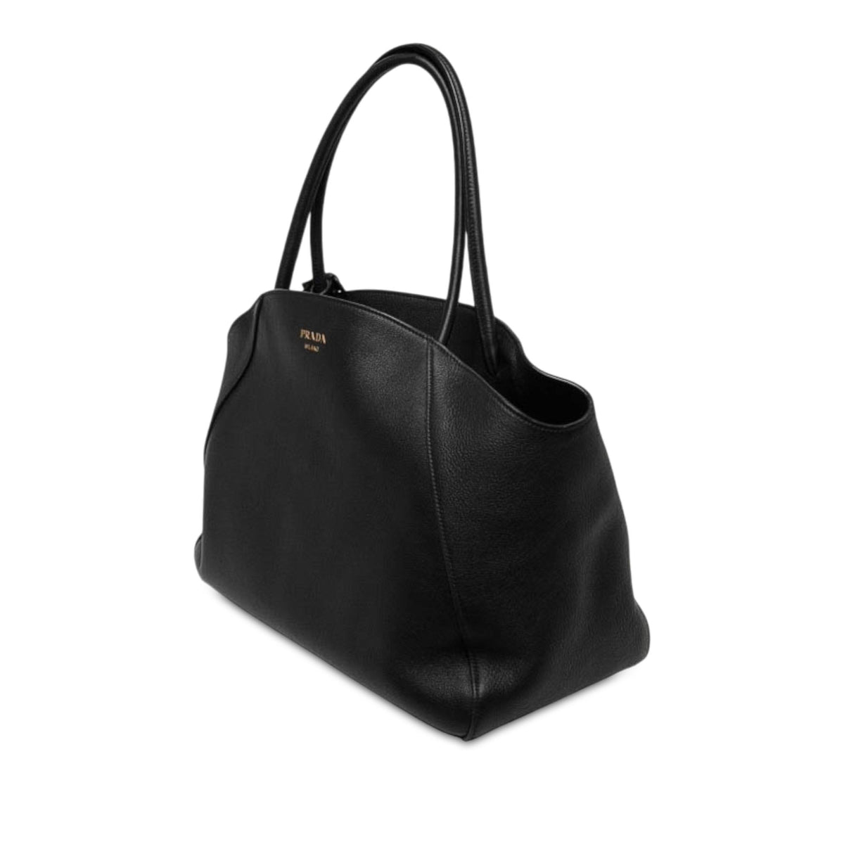 Prada Large Soft Grain Leather Tote