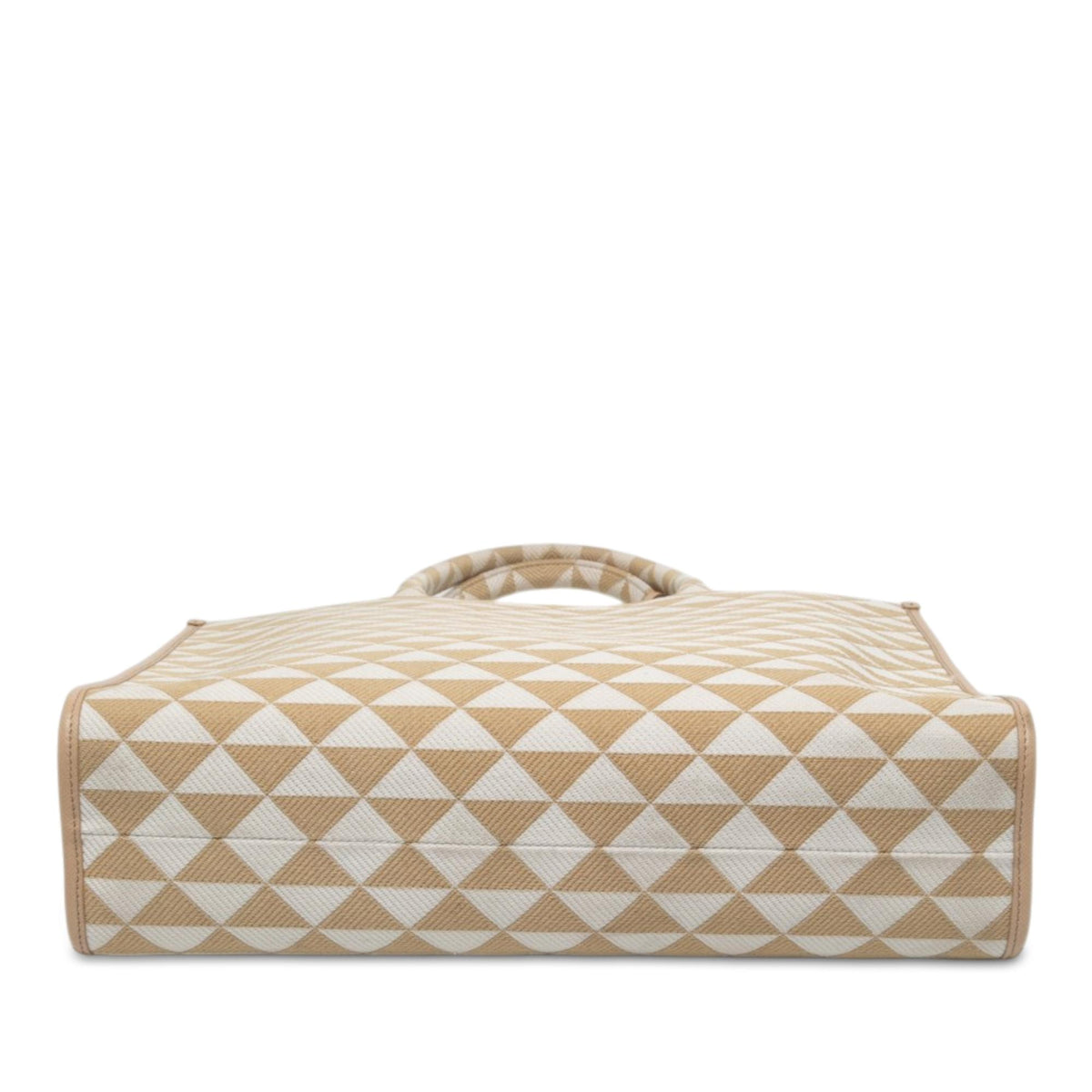 Prada Large Triangolo Jacquard Symbole Tote