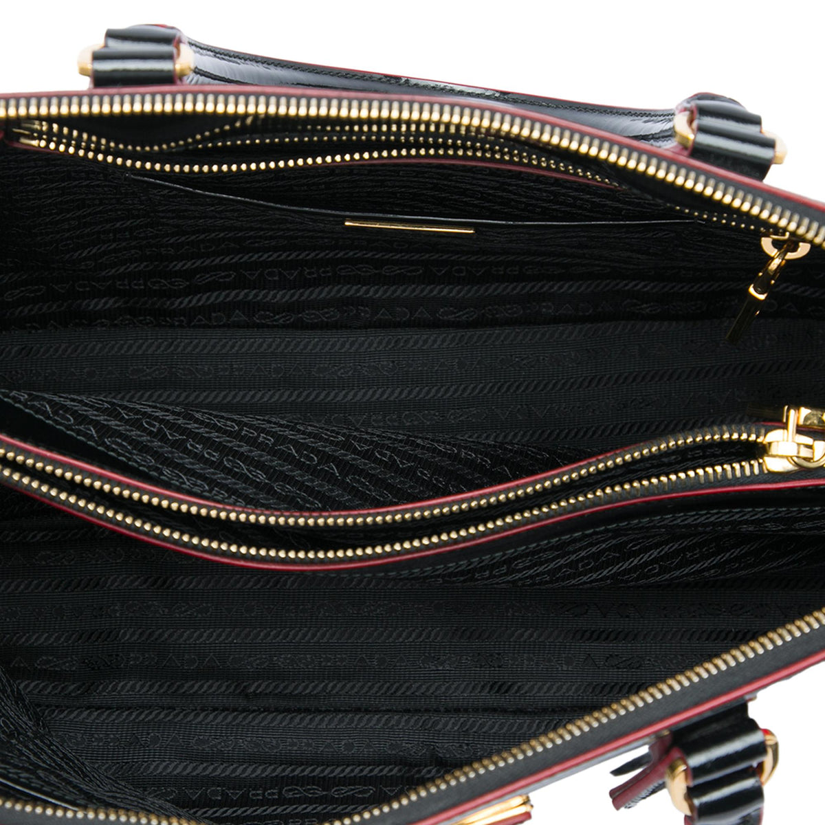 Prada Large Vernice Promenade Satchel