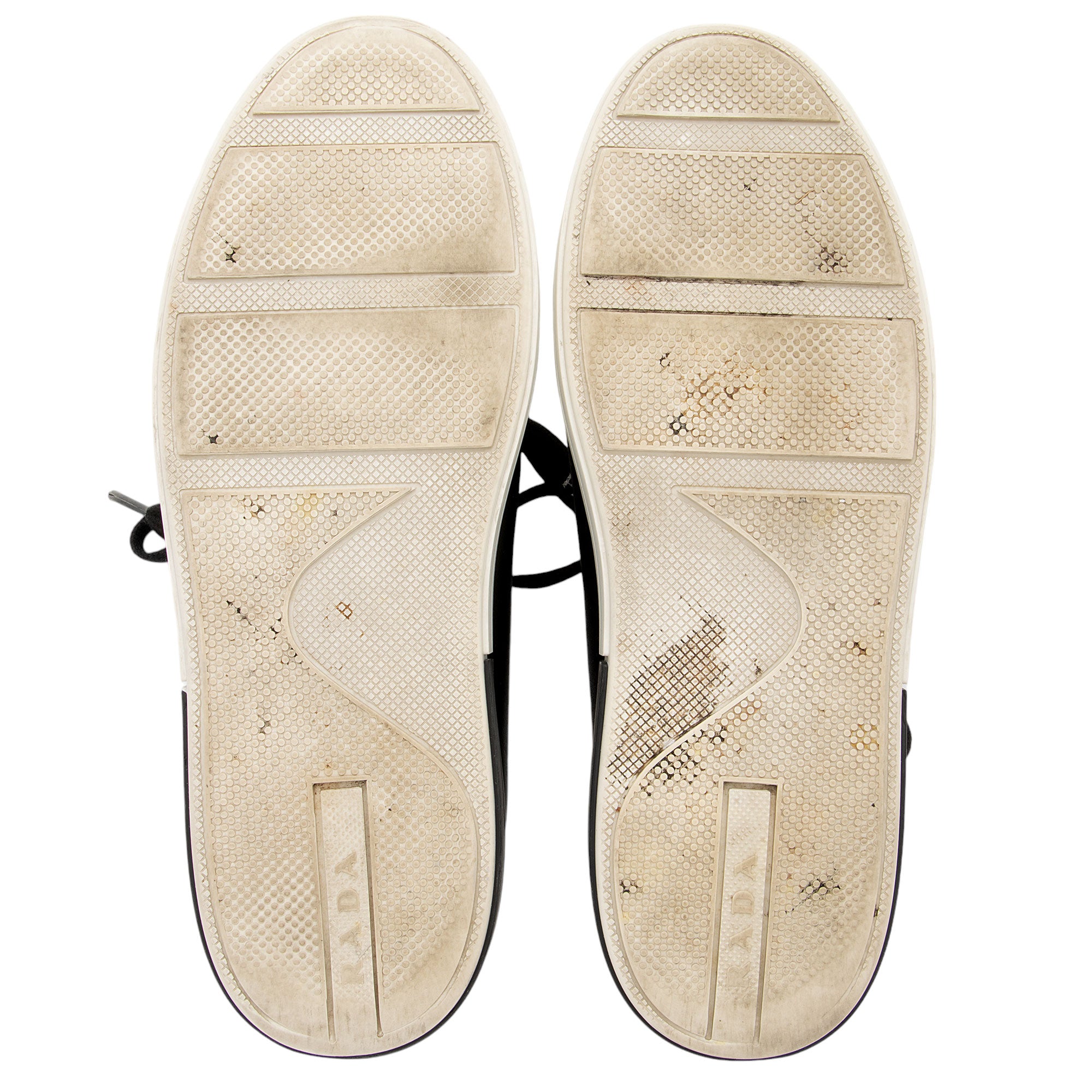 Prada Leather Macro Sneakers - Size 7 / 37