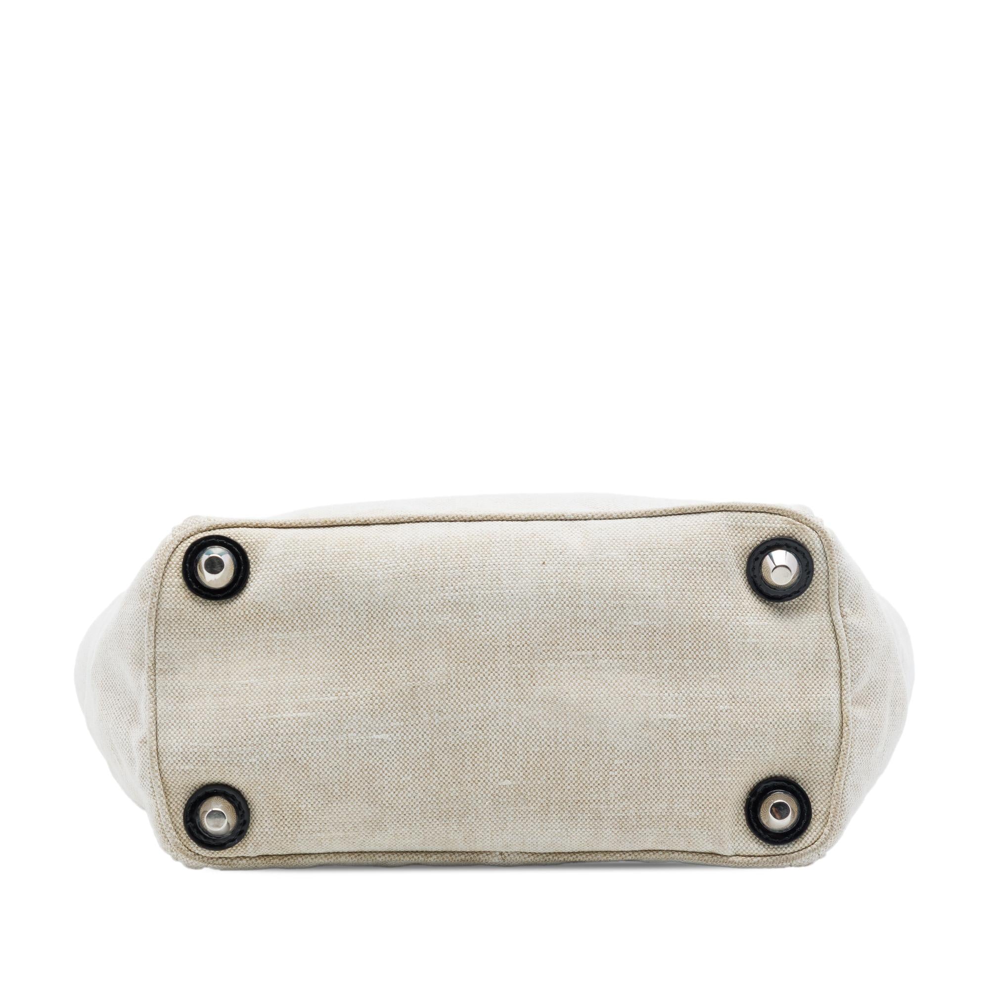 Prada Linen Blend Satchel