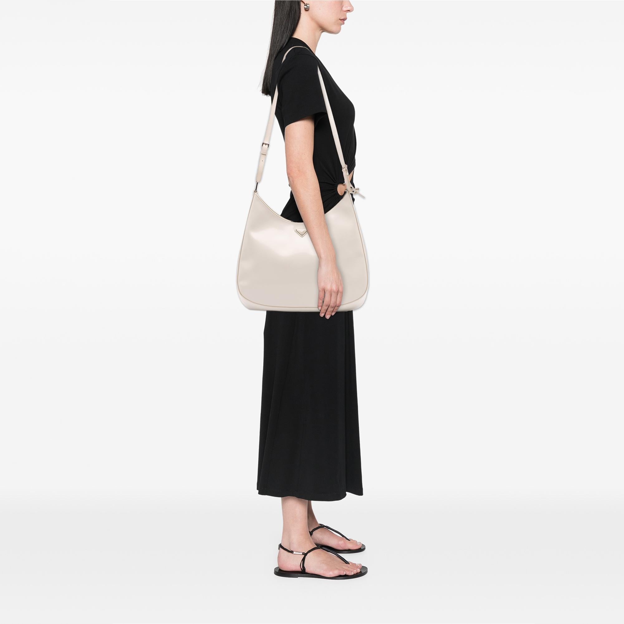 Prada Maxi Spazzolato Cleo Crossbody