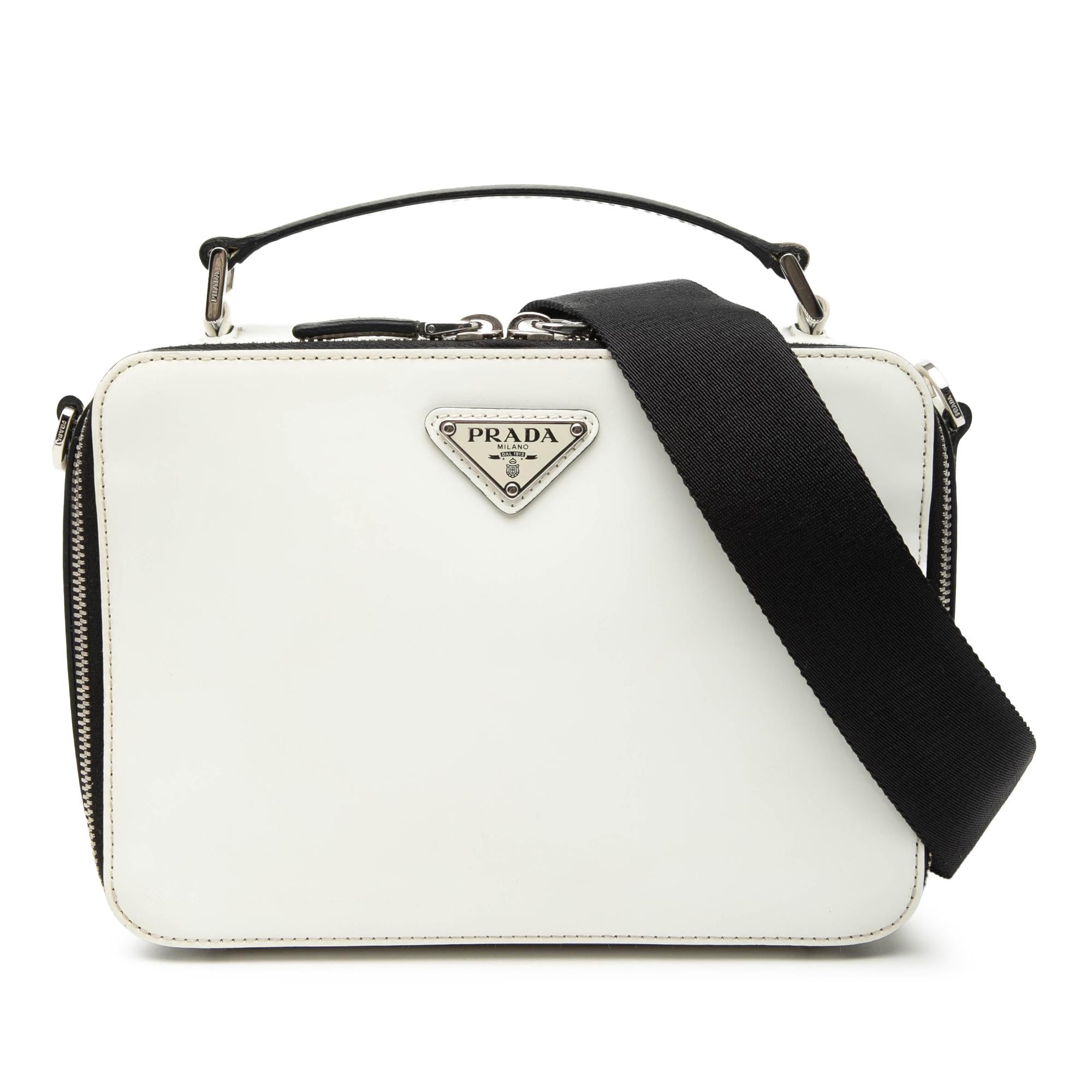 Prada Medium Saffiano Brique Satchel