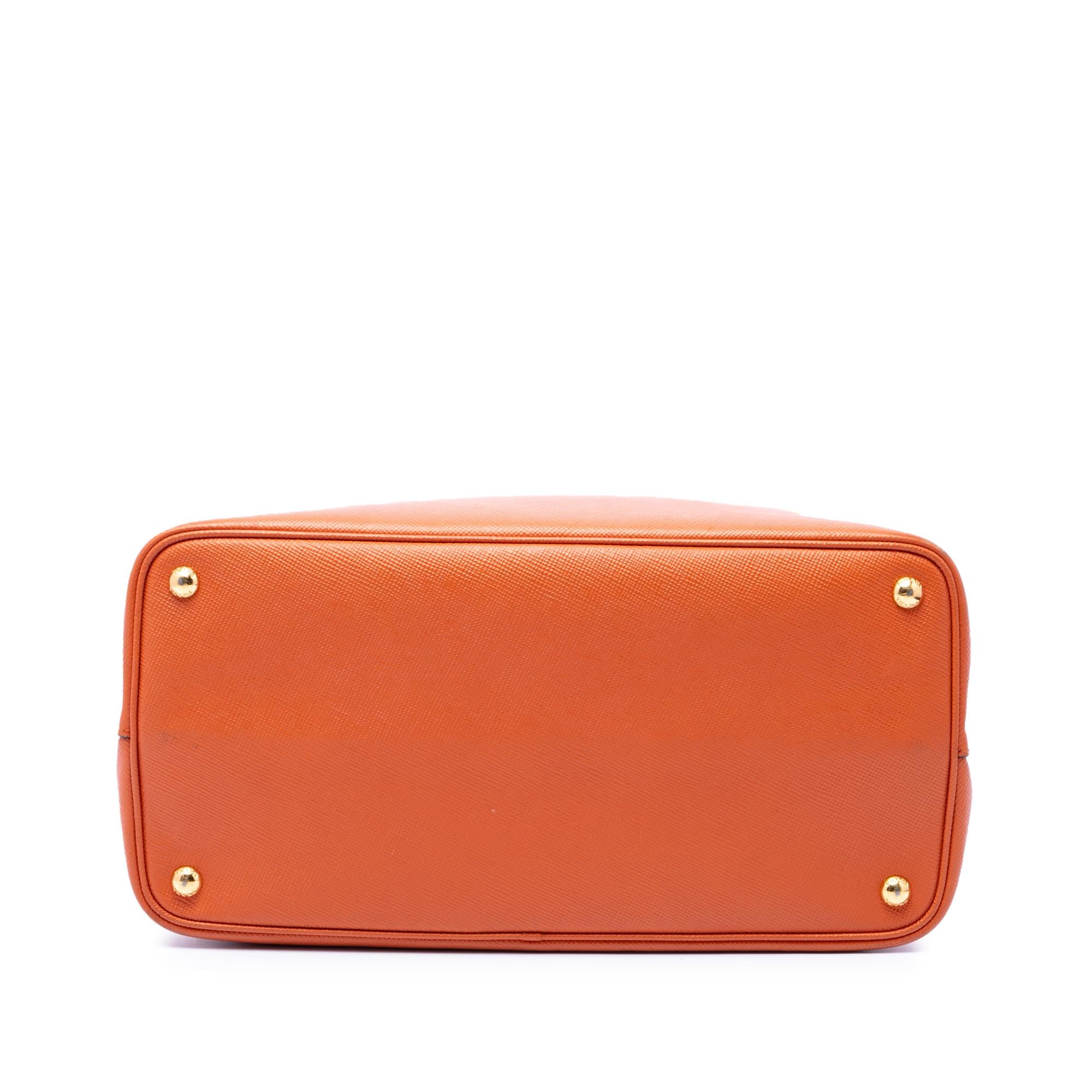 Prada Medium Saffiano Cuir Double Handle Satchel