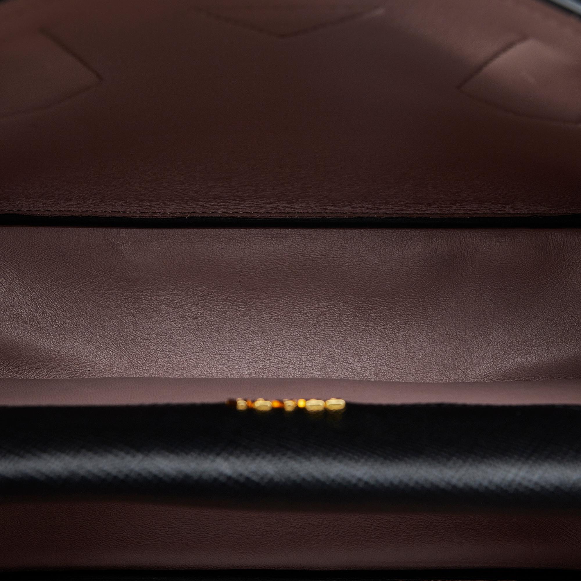 Prada Medium Saffiano Cuir Double Satchel (SHG-4OiFV8)