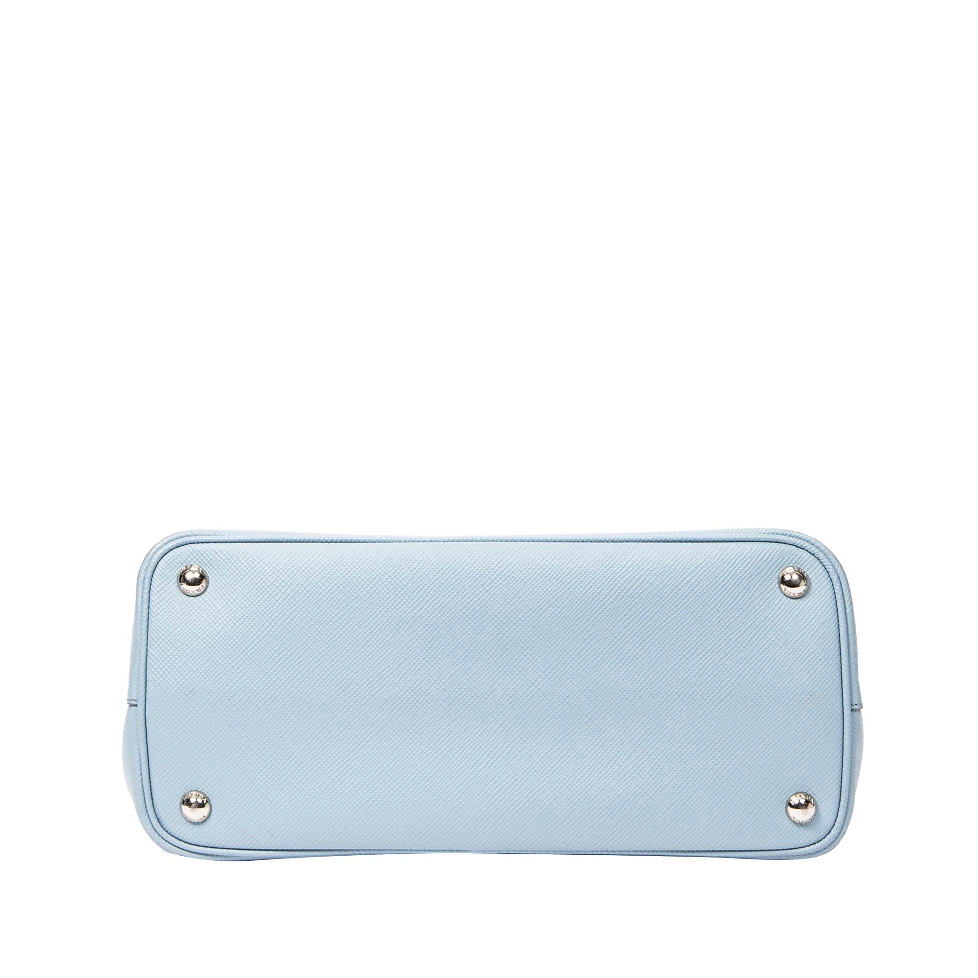 Prada Medium Saffiano Cuir Double Satchel (SHG-2RGiAm)