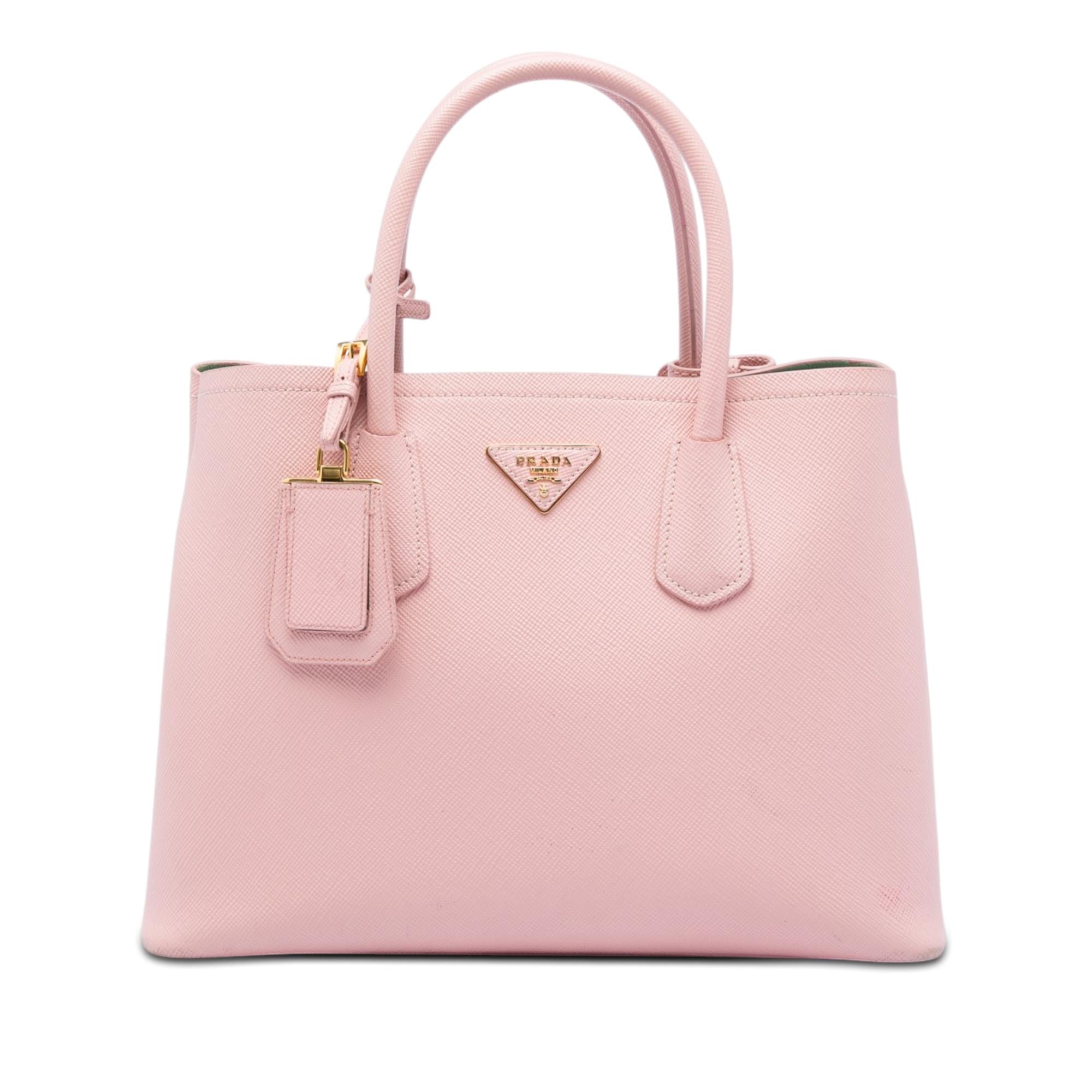 Prada Medium Saffiano Cuir Double Satchel