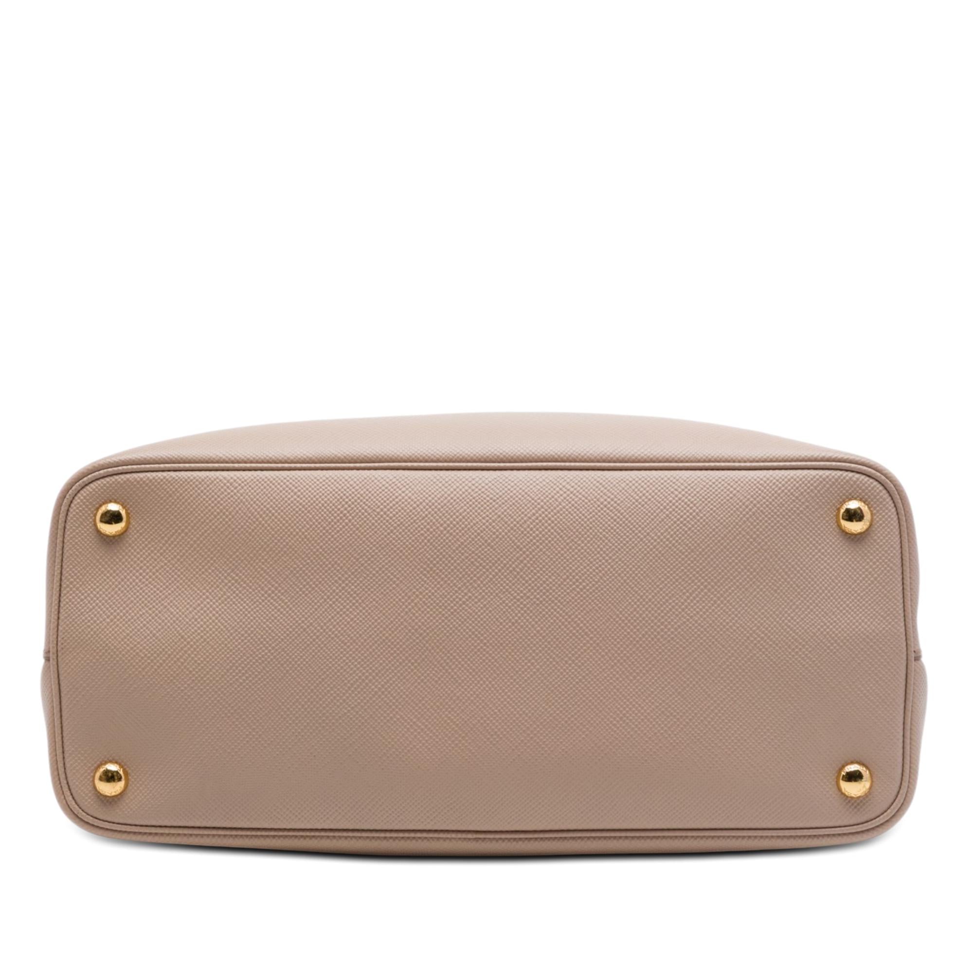 Prada Medium Saffiano Cuir Double Satchel