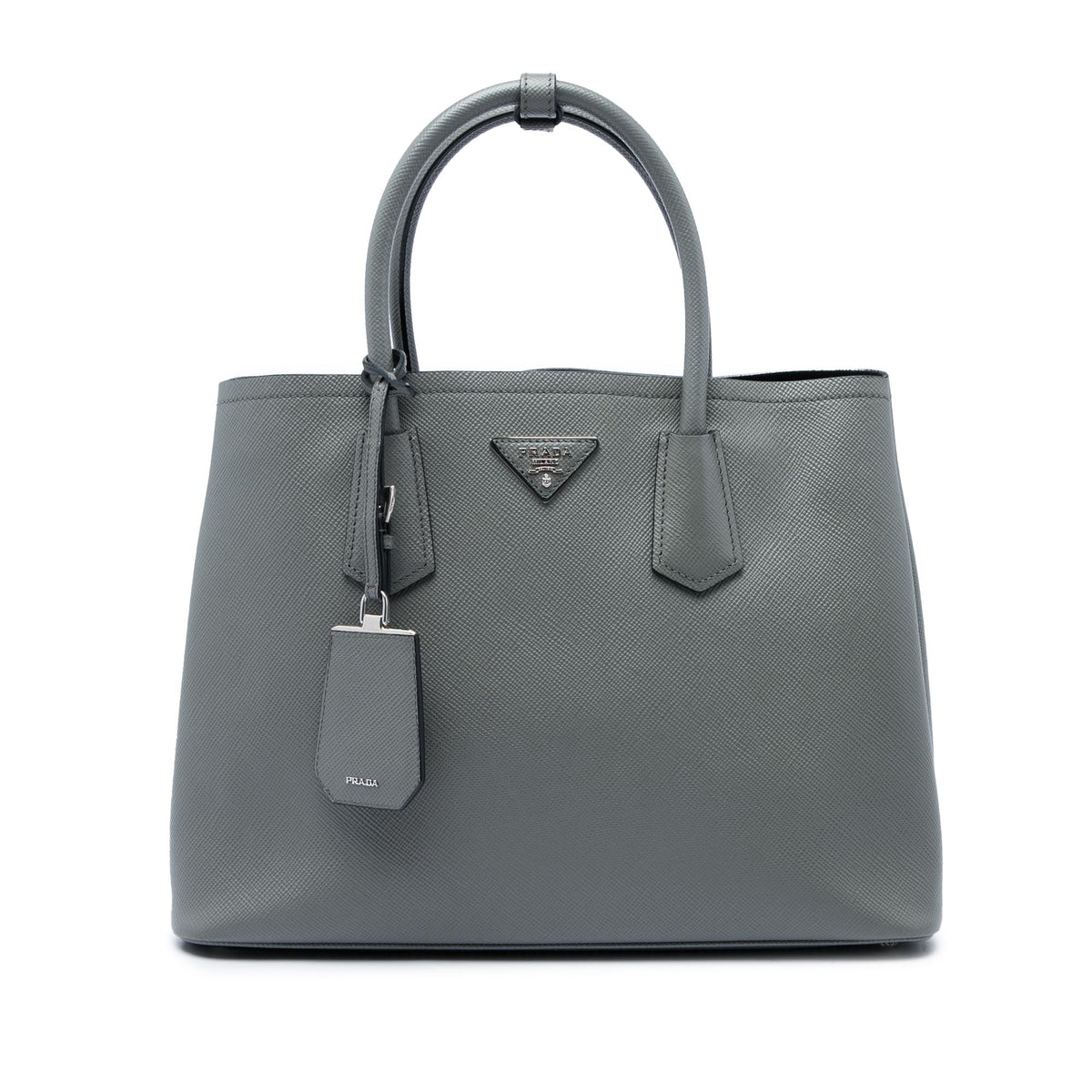 Prada Medium Saffiano Cuir Double Satchel