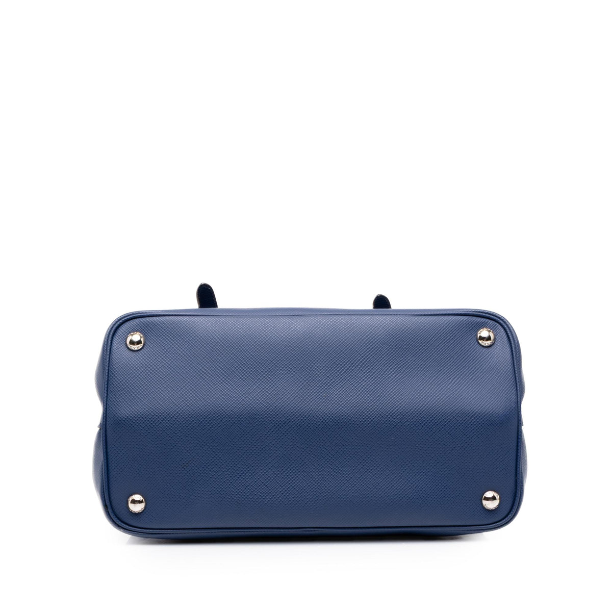 Prada Medium Saffiano Cuir Double Turnlock Satchel