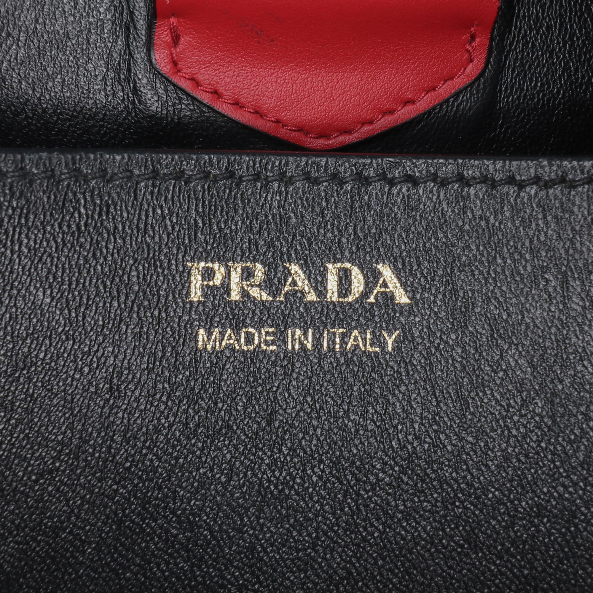 Prada Medium Saffiano Cuir Panier Satchel