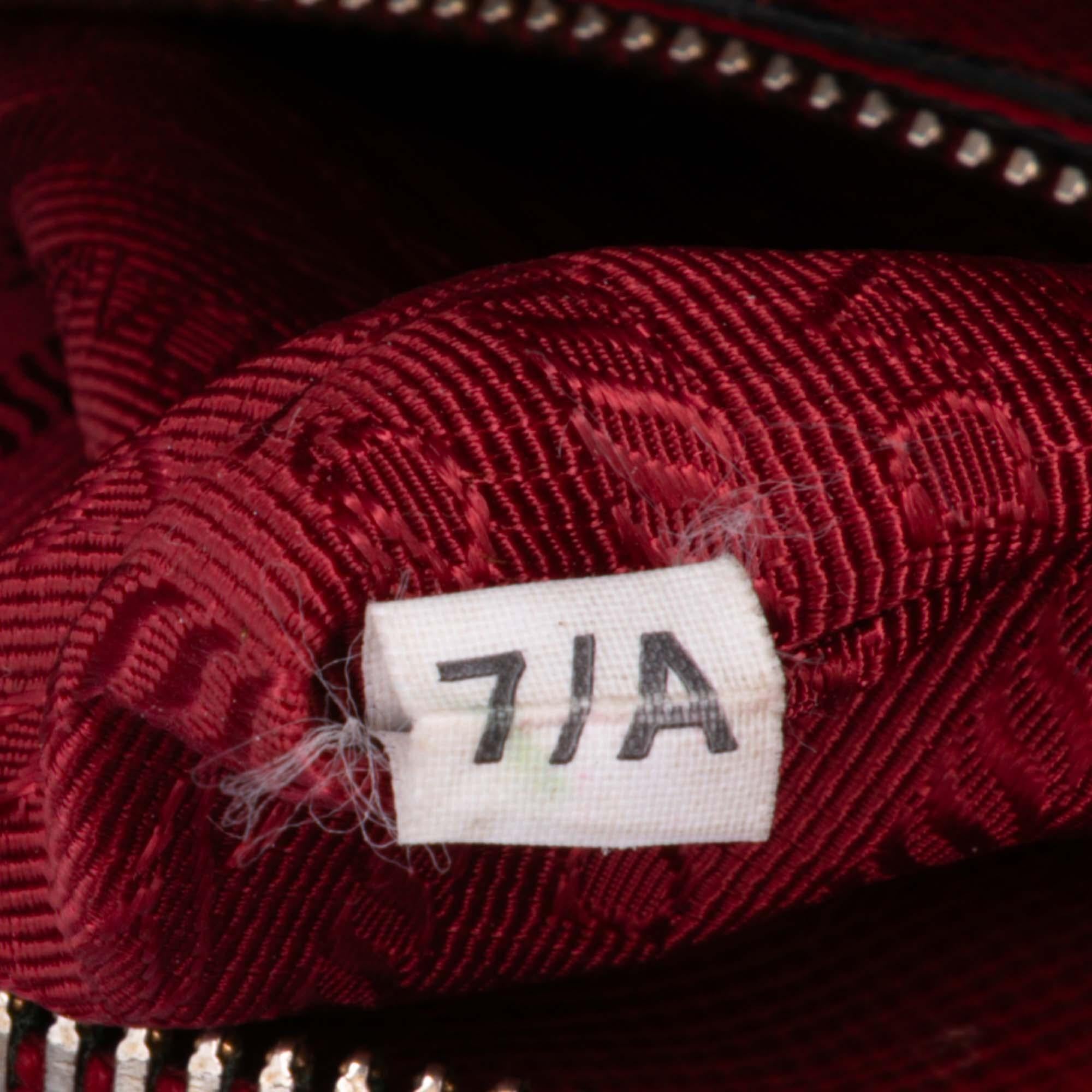 Prada Medium Saffiano Dome Satchel