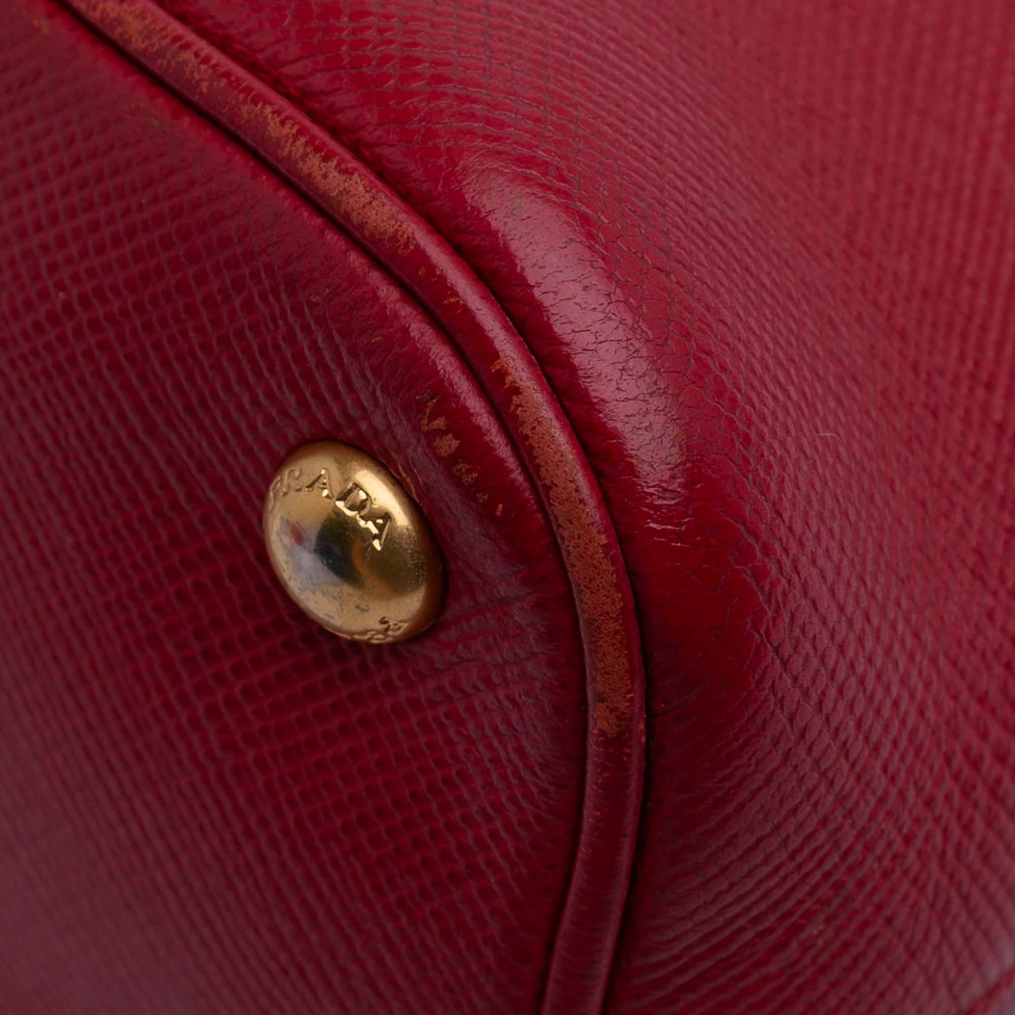 Prada Medium Saffiano Dome Satchel