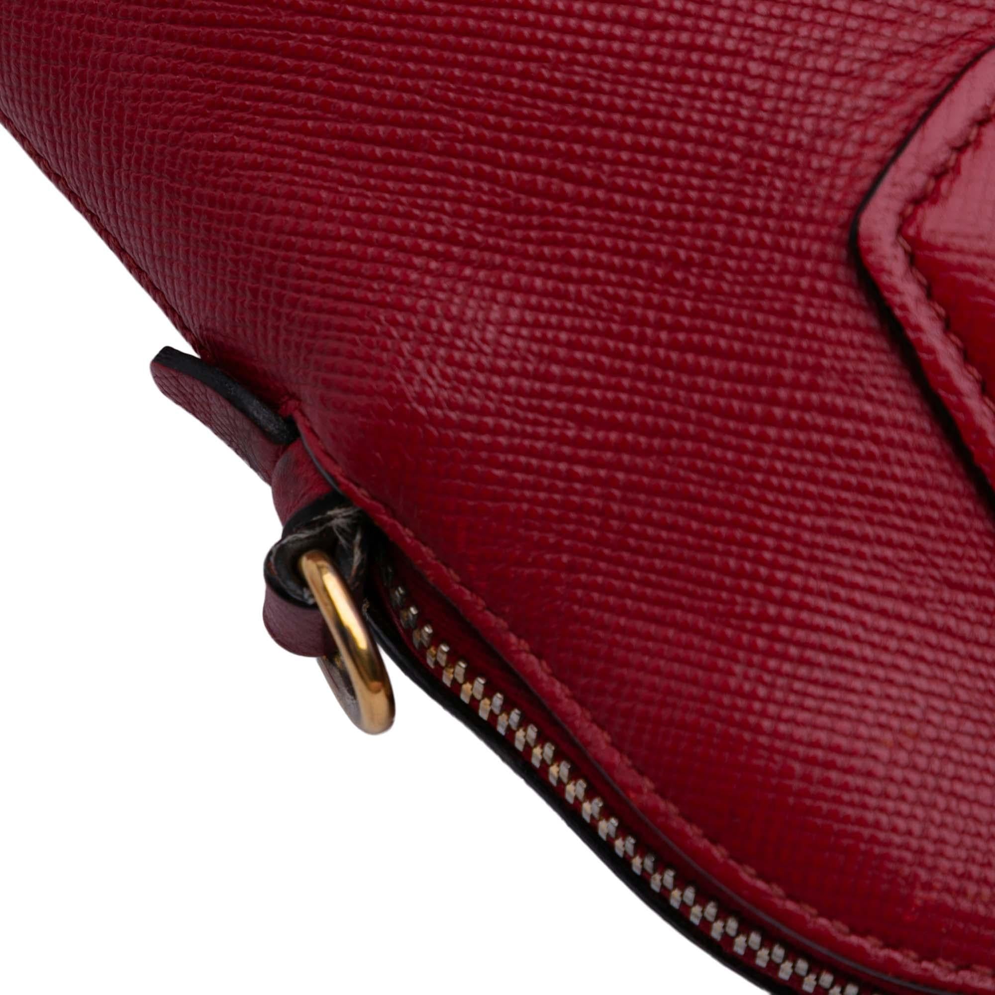Prada Medium Saffiano Dome Satchel