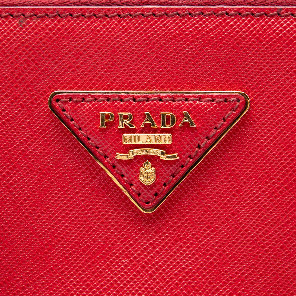 Prada Medium Saffiano Galleria Double Zip Satchel