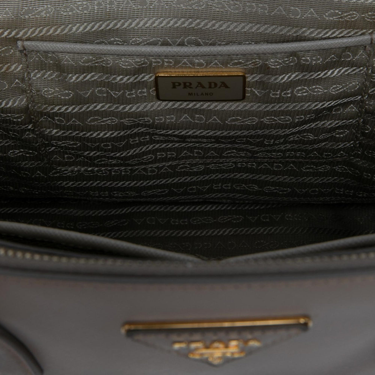 Prada Medium Saffiano Lux Galleria Double Zip Satchel