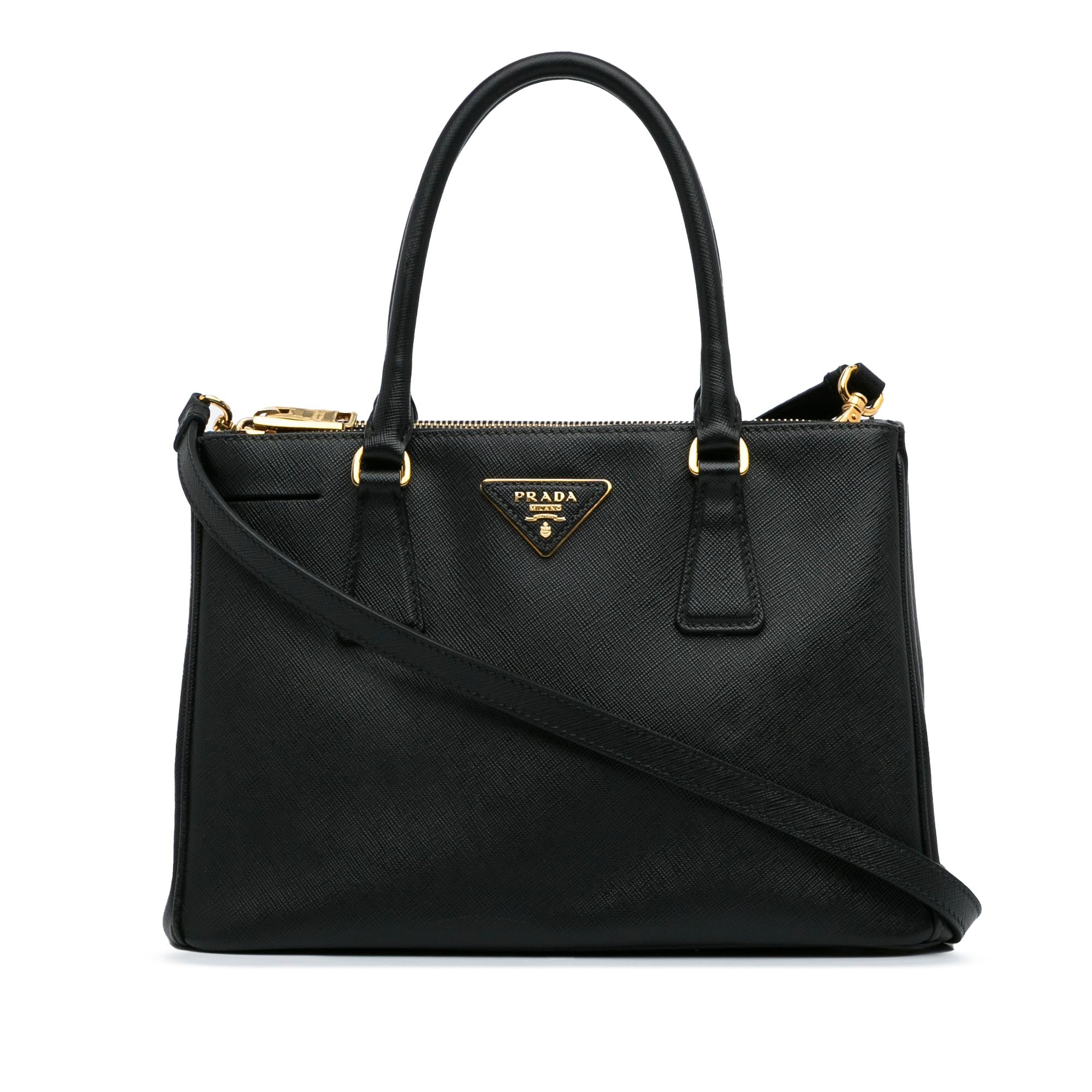 Prada Medium Saffiano Lux Galleria Double Zip (SHG-VEfACp)