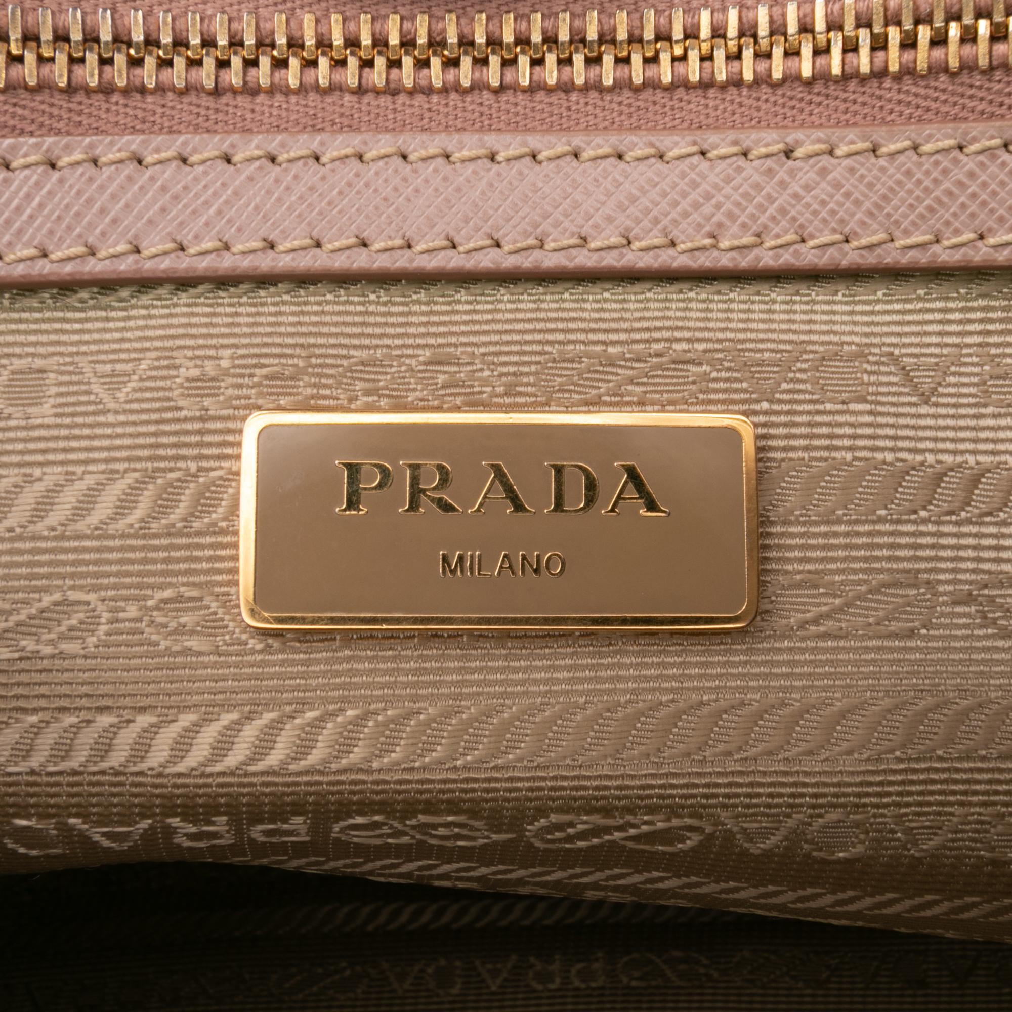 Prada Medium Saffiano Lux Galleria Satchel