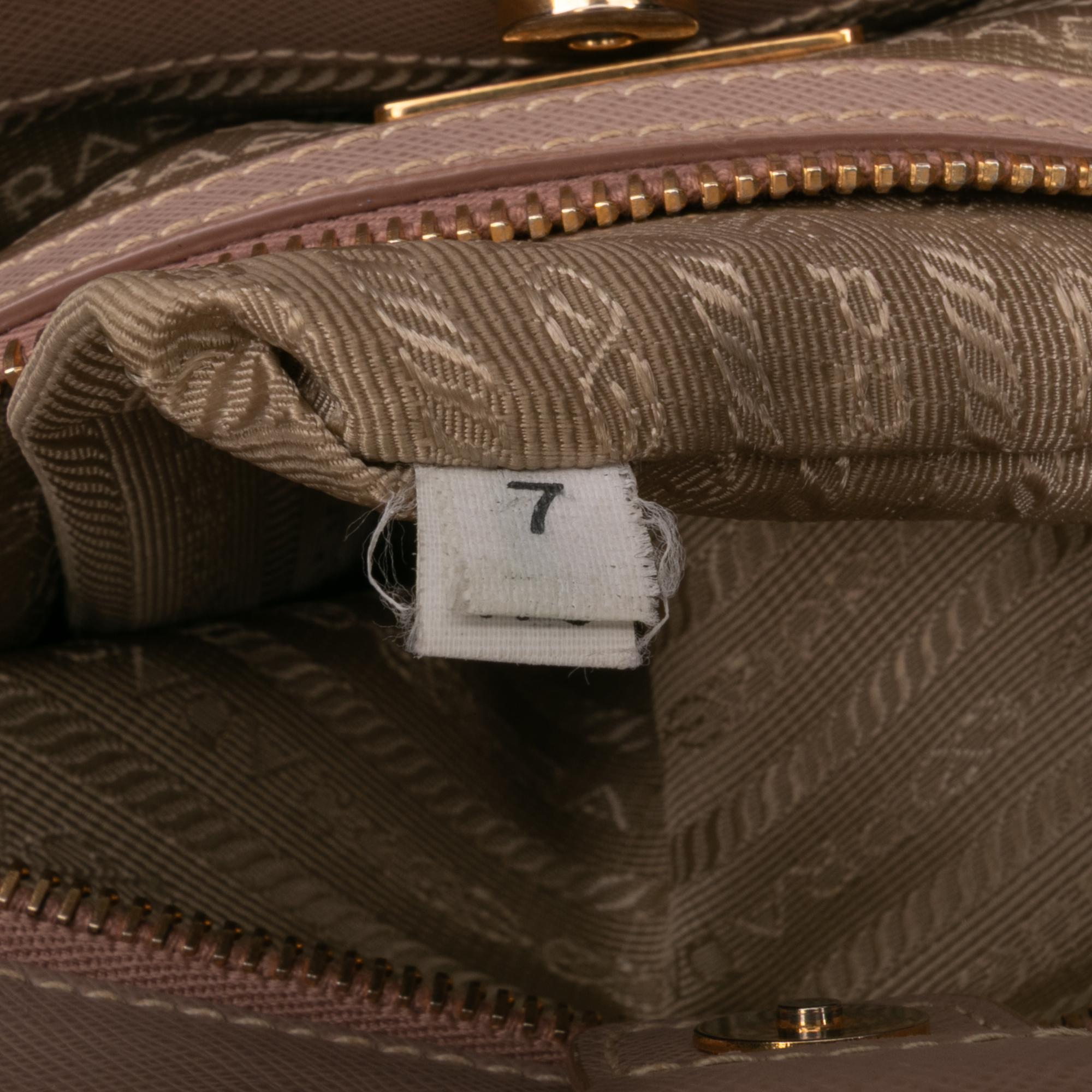 Prada Medium Saffiano Lux Galleria Satchel