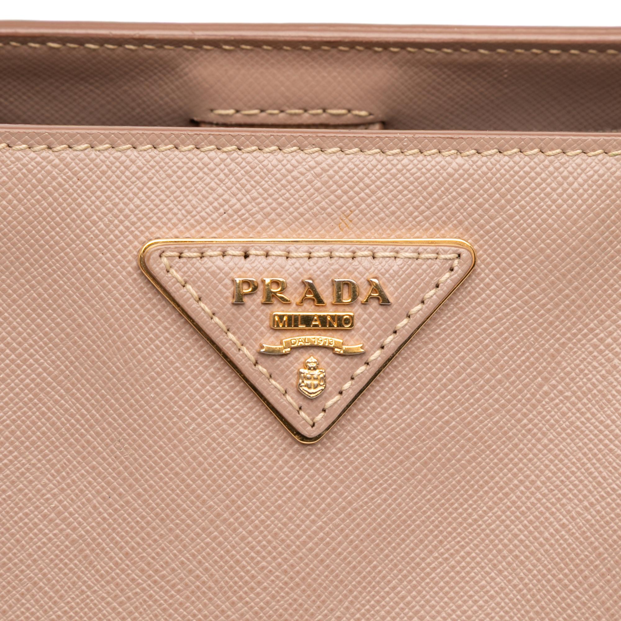 Prada Medium Saffiano Lux Galleria Satchel