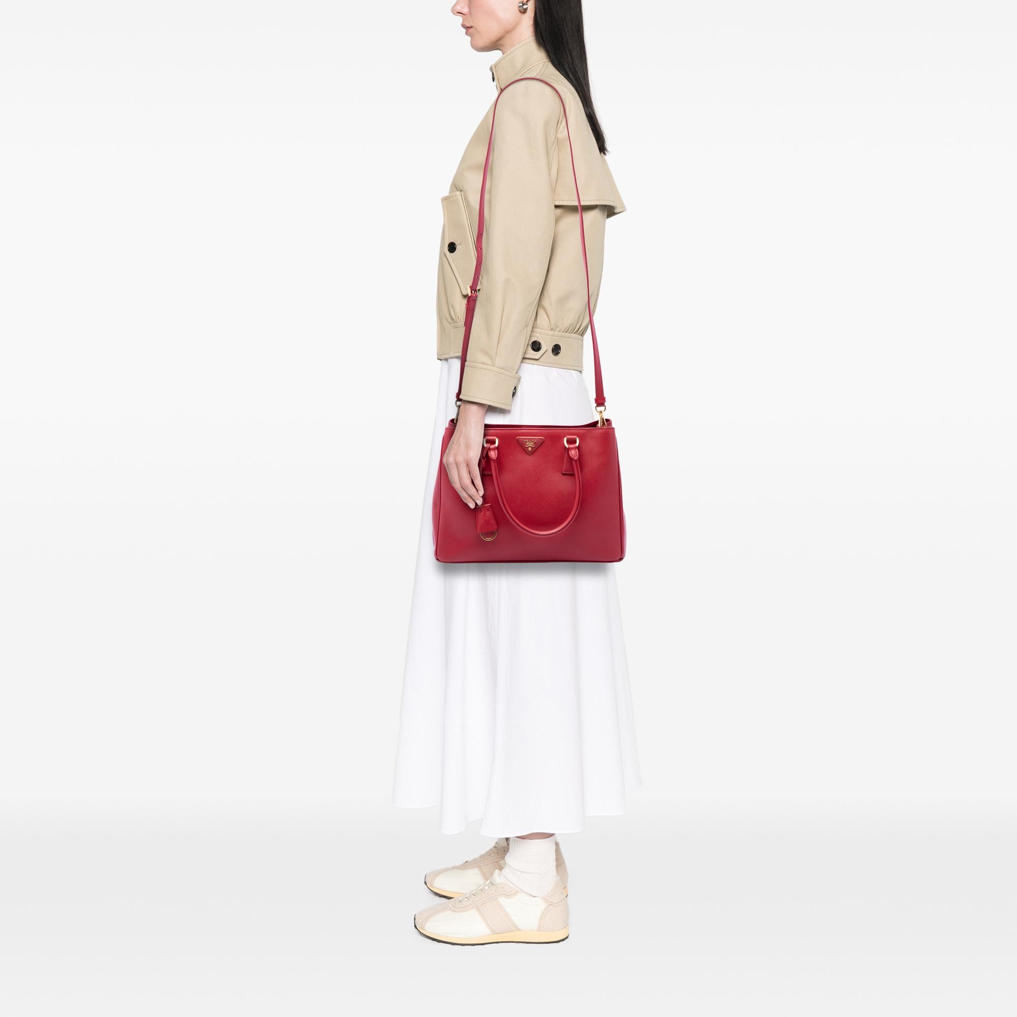 Prada Medium Saffiano Lux Galleria Satchel