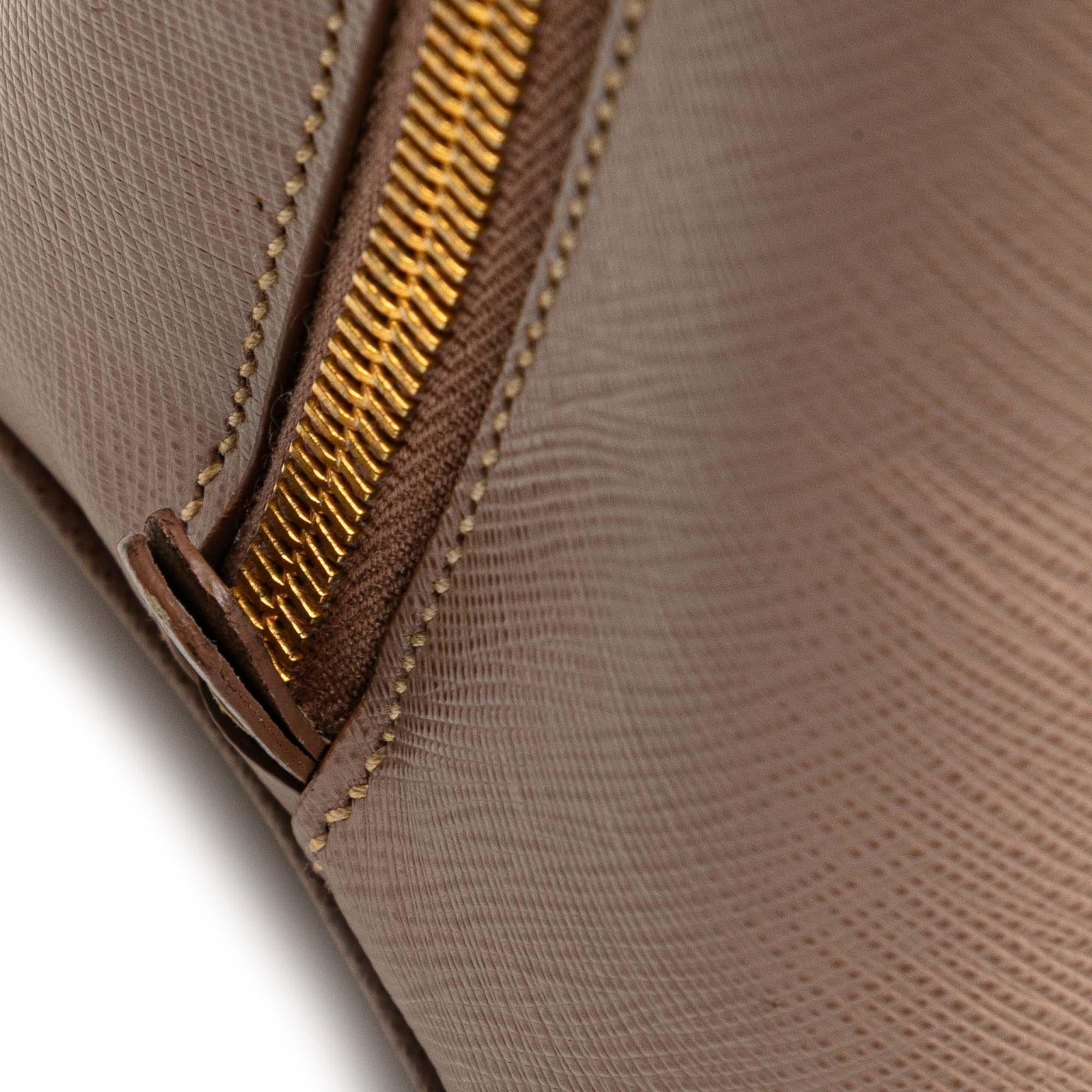 Prada Medium Saffiano Lux Promenade Satchel