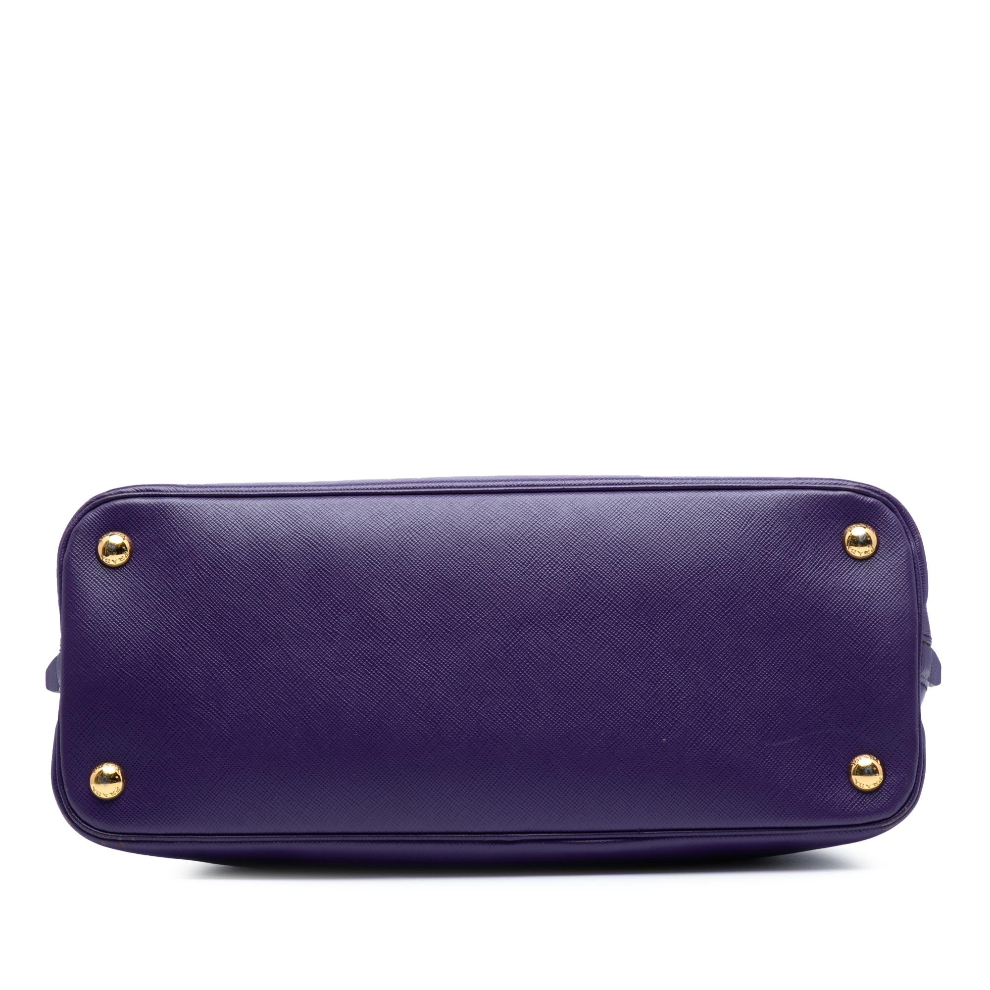 Prada Medium Saffiano Lux Promenade Satchel