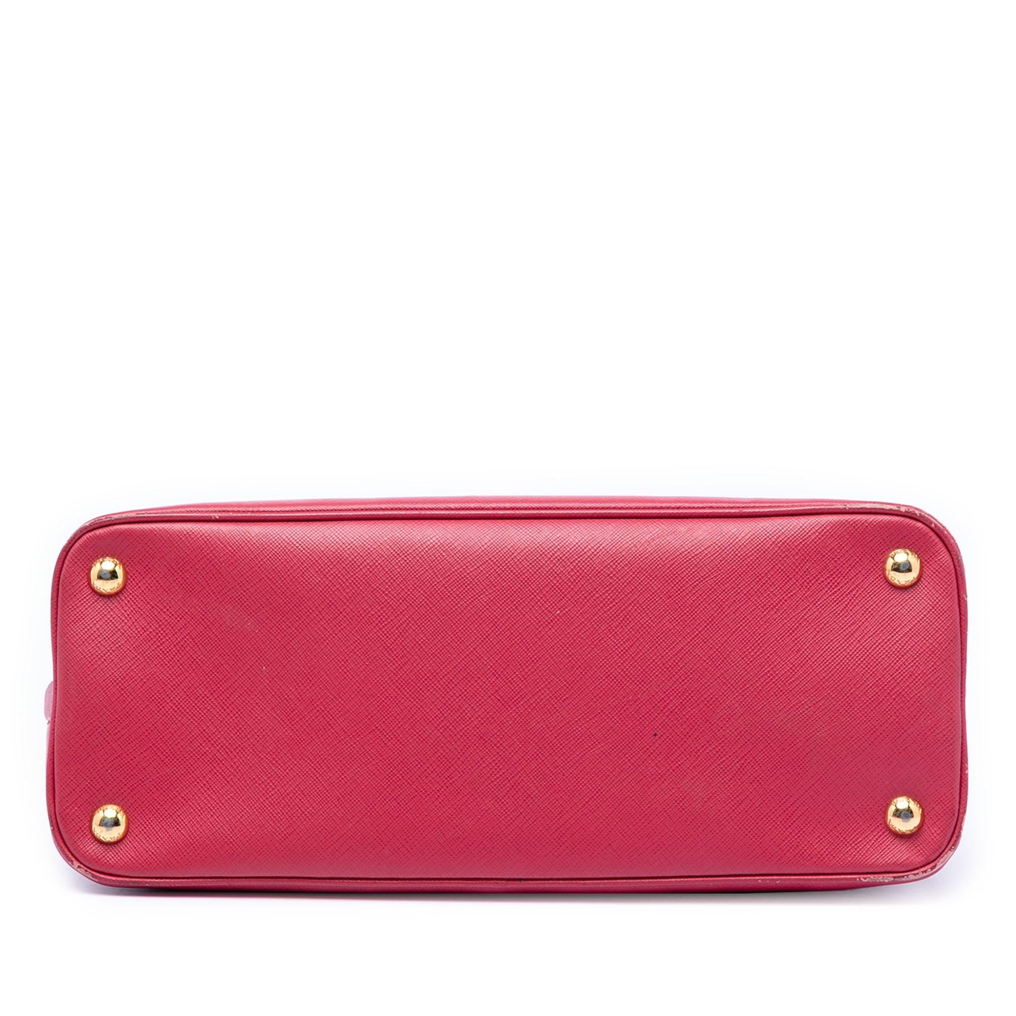 Prada Medium Saffiano Lux Promenade Satchel