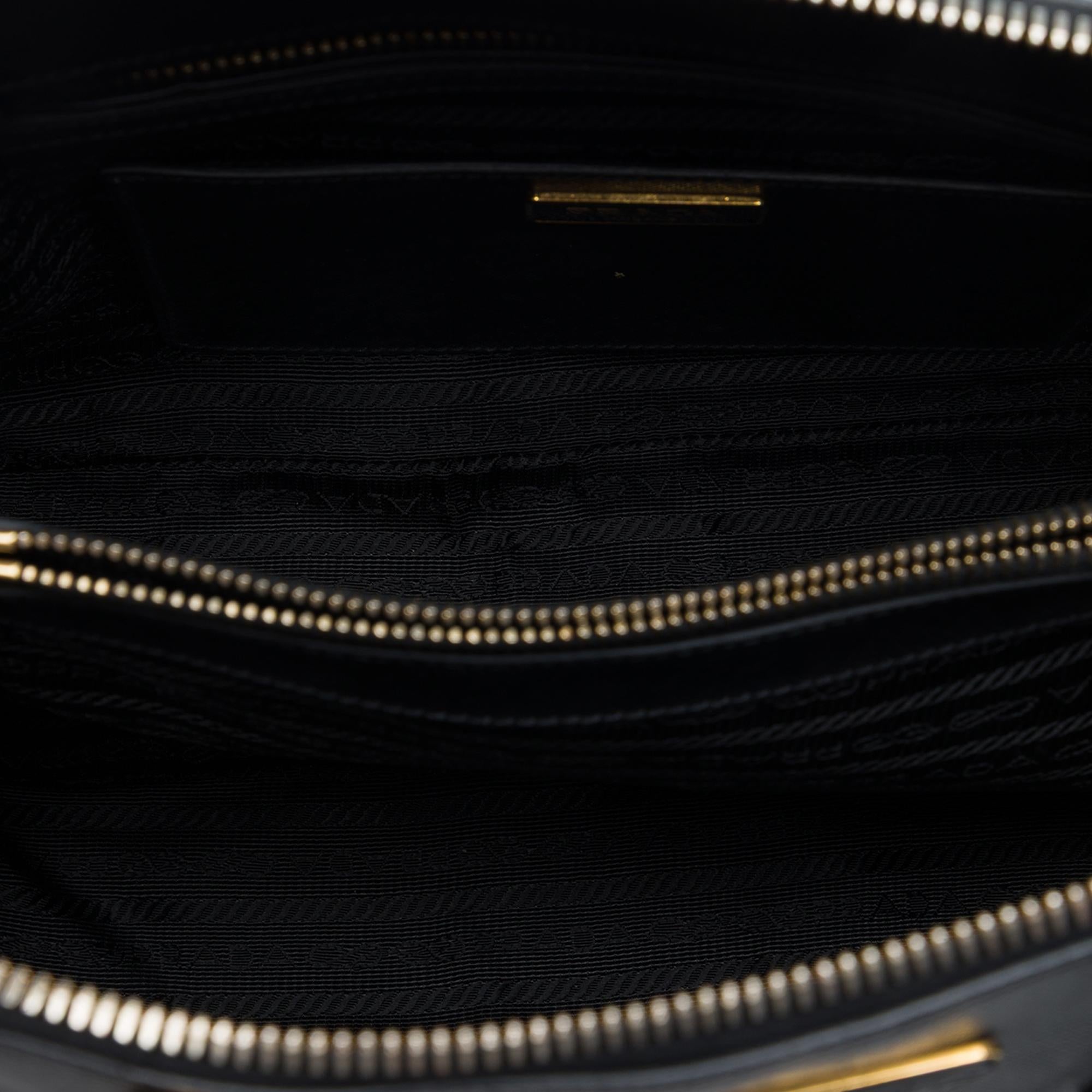 Prada Medium Saffiano Lux Promenade Satchel