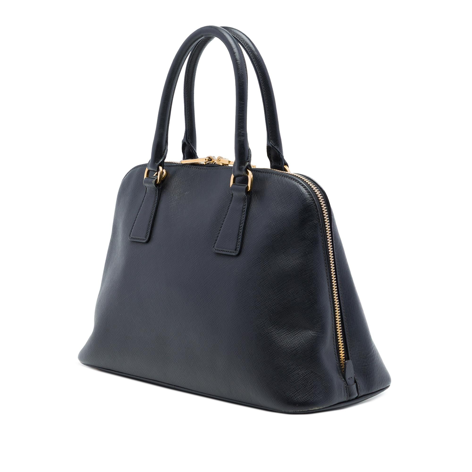 Prada Medium Saffiano Lux Promenade Satchel