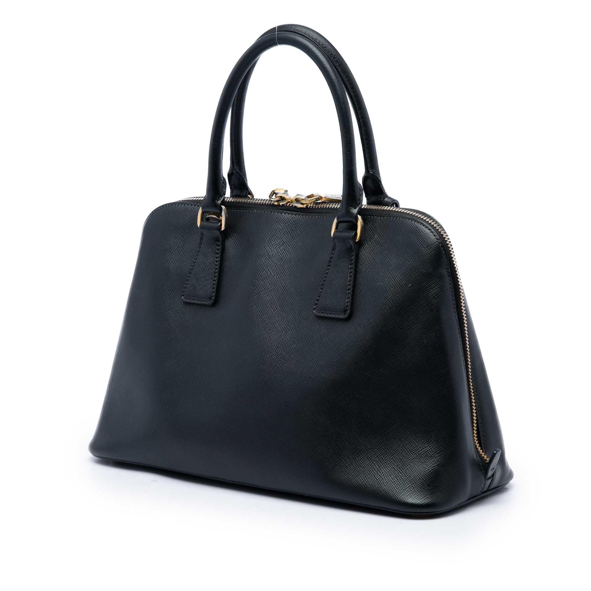Prada Medium Saffiano Lux Promenade Satchel