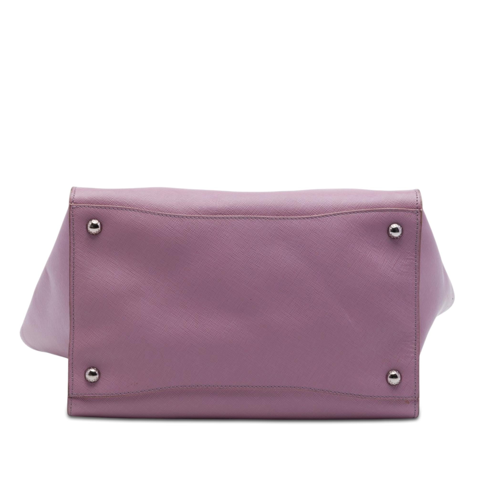 Prada Medium Saffiano Twin Pocket Satchel